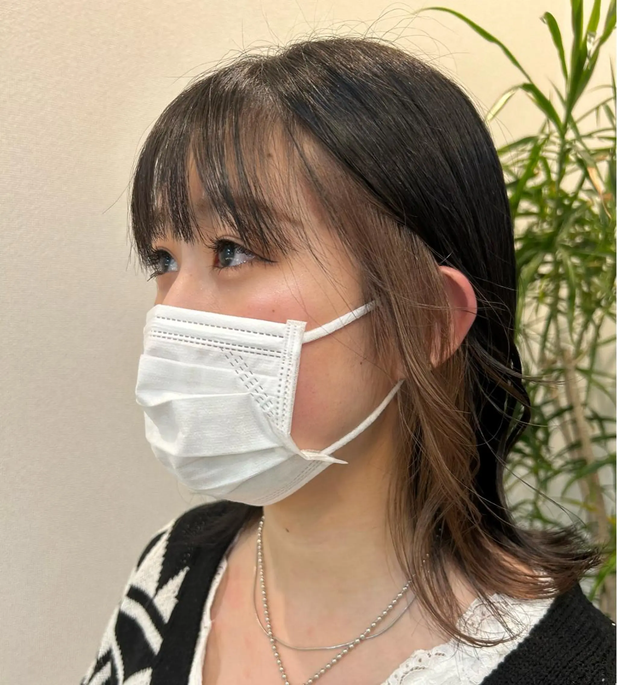 ミディアム カラー ブリーチ ブラウンカラー ケアブリーチ イヤリングカラー トリートメント ヘアカラー uLu【ウル】所属・🦖manami 🦖のヘアスタイル