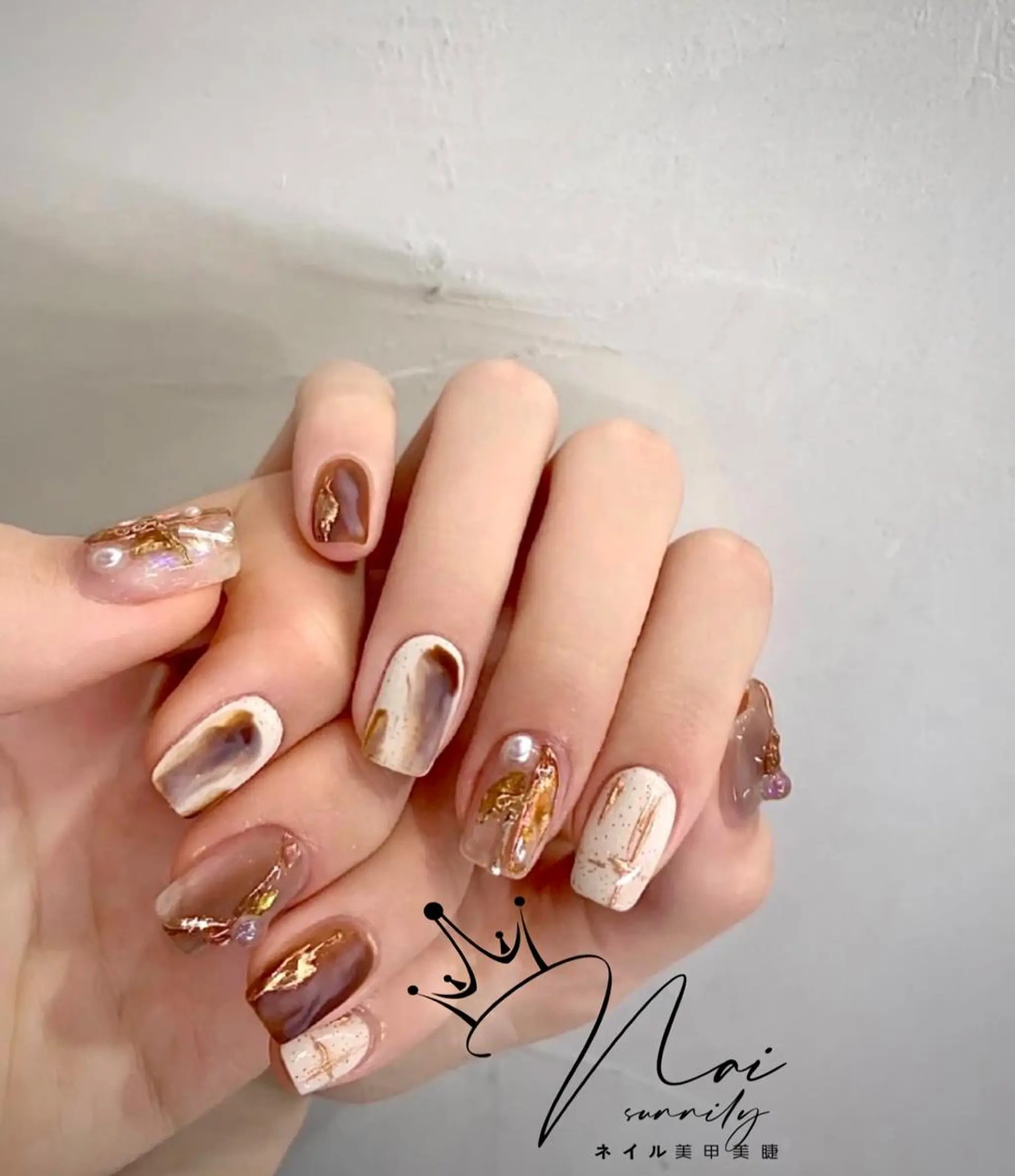 ネイル 長さだし専門店 M2　rikaのネイルデザイン