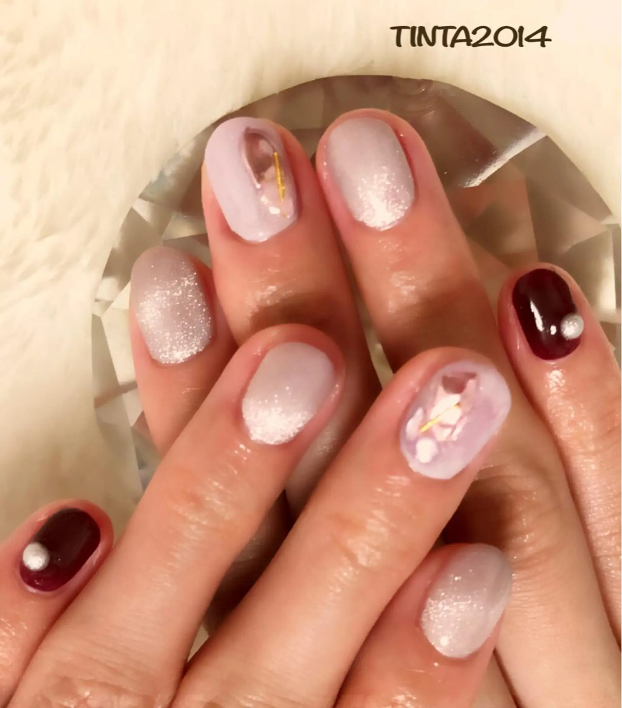 ネイル マグネットネイル ネイルサロン ティンタ所属・馬場 典子のネイルデザイン