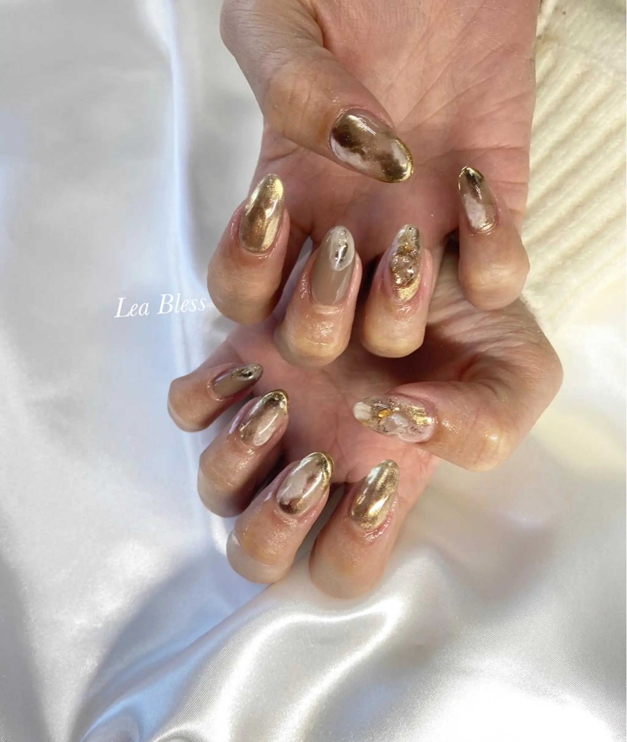 ネイル ハンドネイル Lea Bless 河原町のネイルデザイン