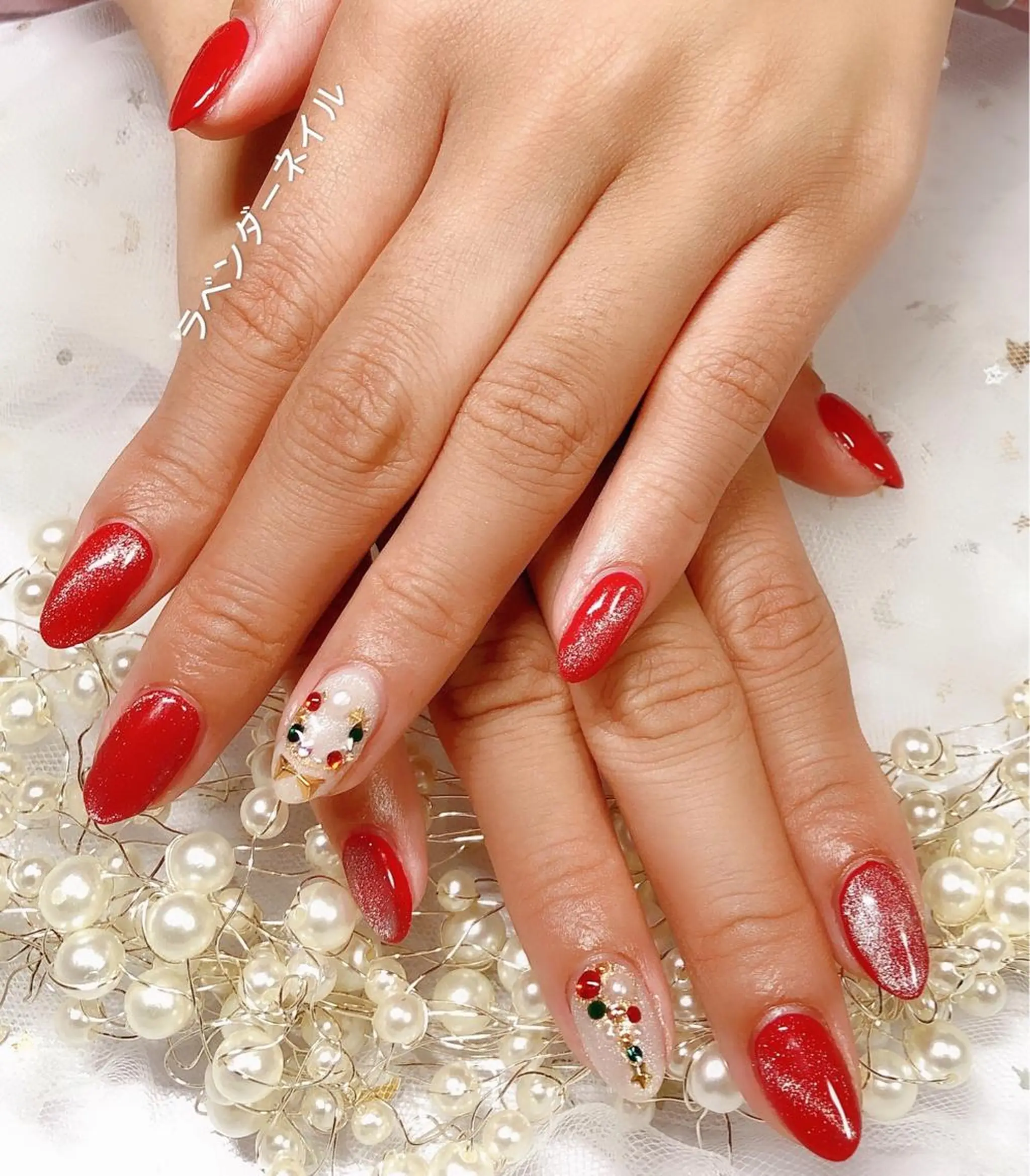 ネイル ラベンダー💖日暮里 ルル💖ネイルのネイルデザイン