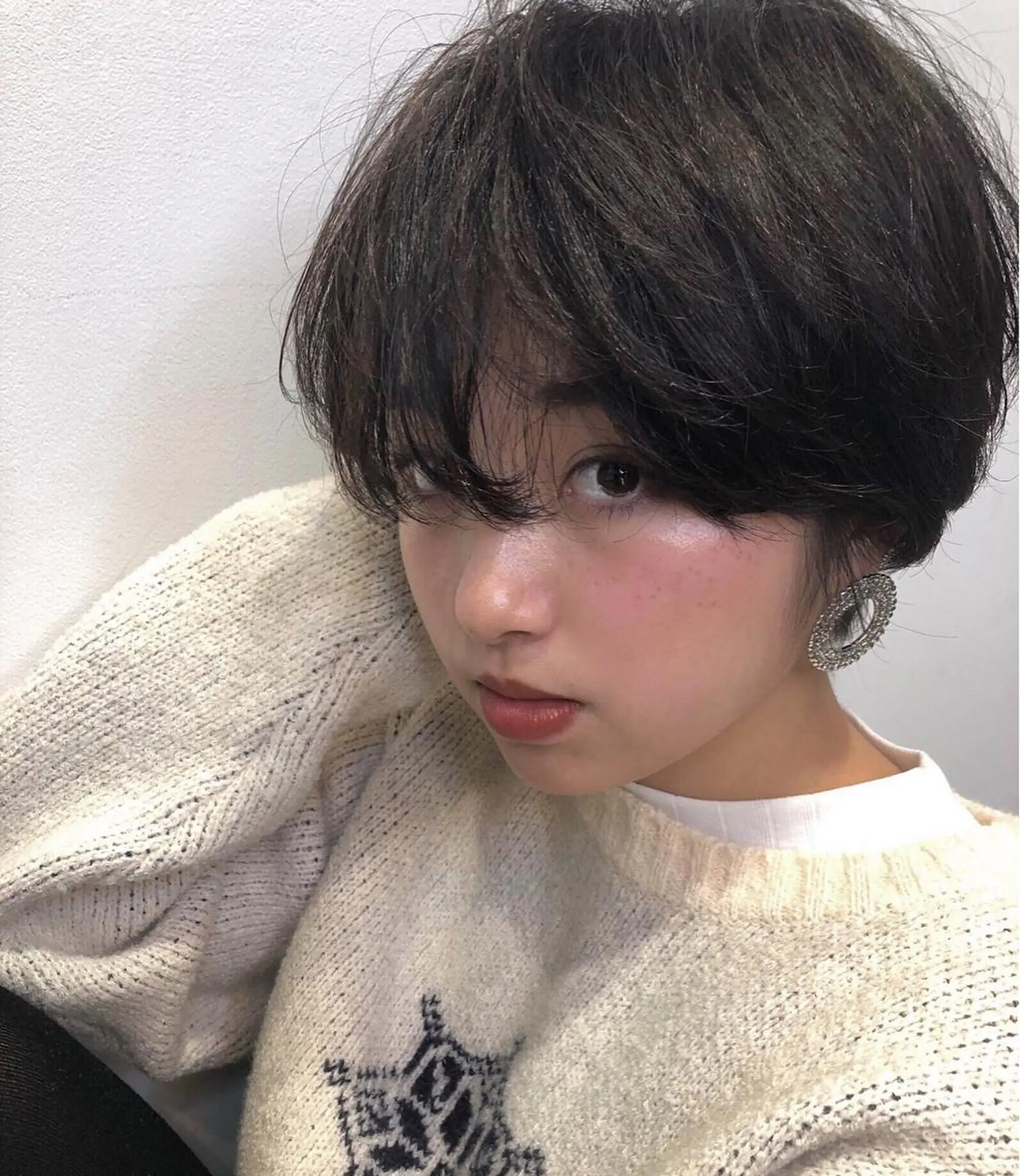 ショート カラー パーマ カット selma est所属・ショート/韓国ヘア Moto✂︎のヘアスタイル