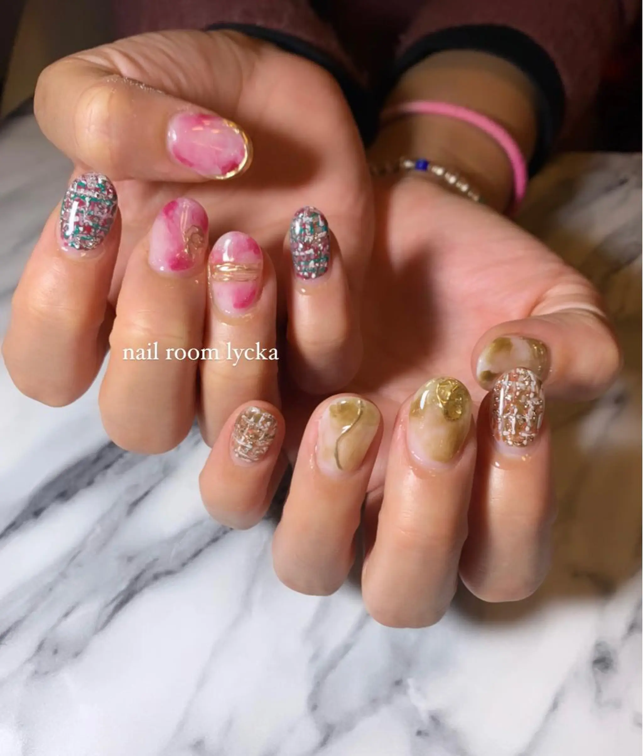 ネイル ﾈｲﾙﾙｰﾑﾘｯｶ 𝐦𝐚𝐲𝐮のネイルデザイン