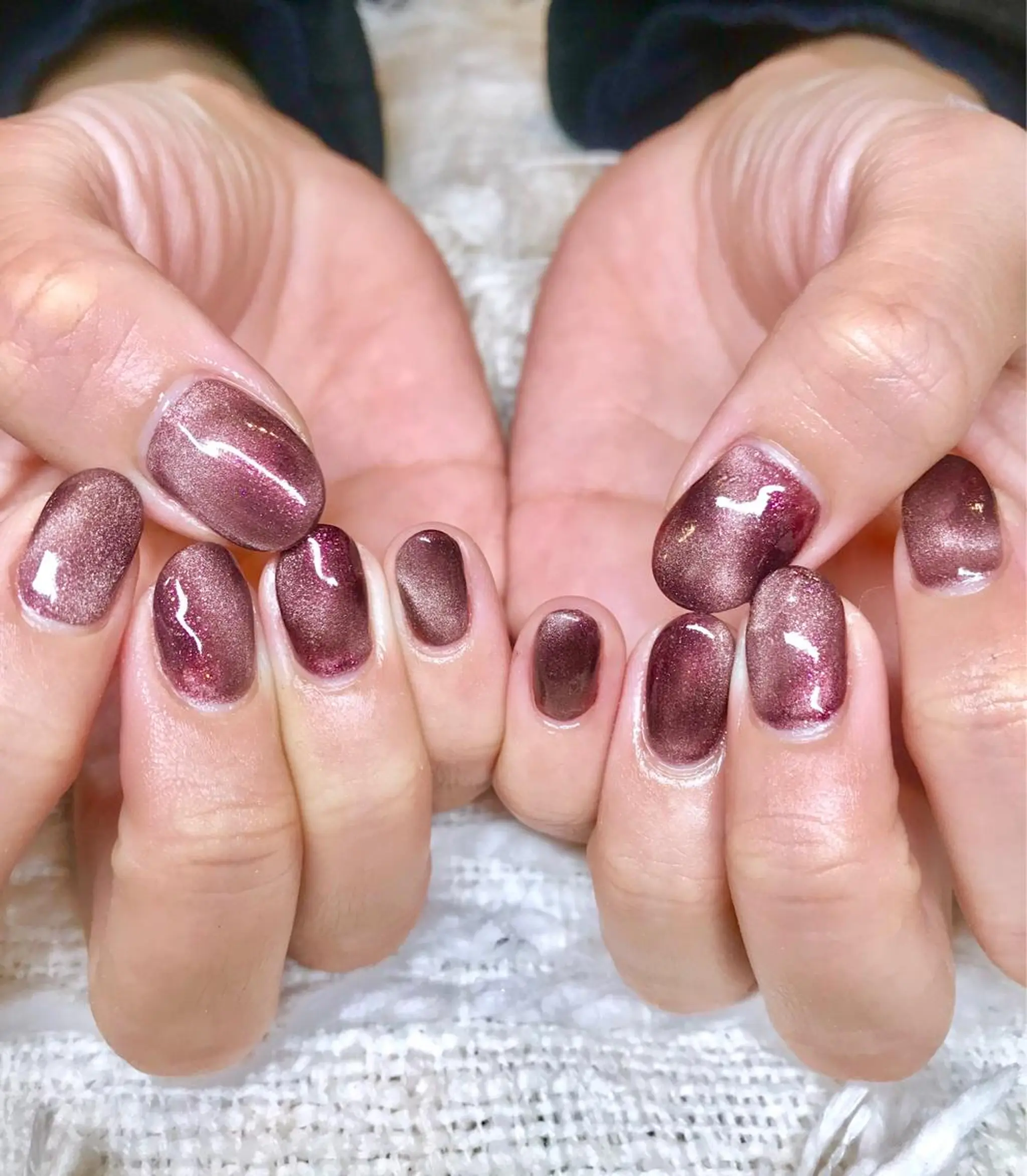 ショート カラー パーマ ヘアアレンジ メンズ キッズ ネイル マツエク・マツパ マグネットネイル ニュアンスネイル ニュアンスパーマ nail&eye Aoのマツエク・マツパデザイン