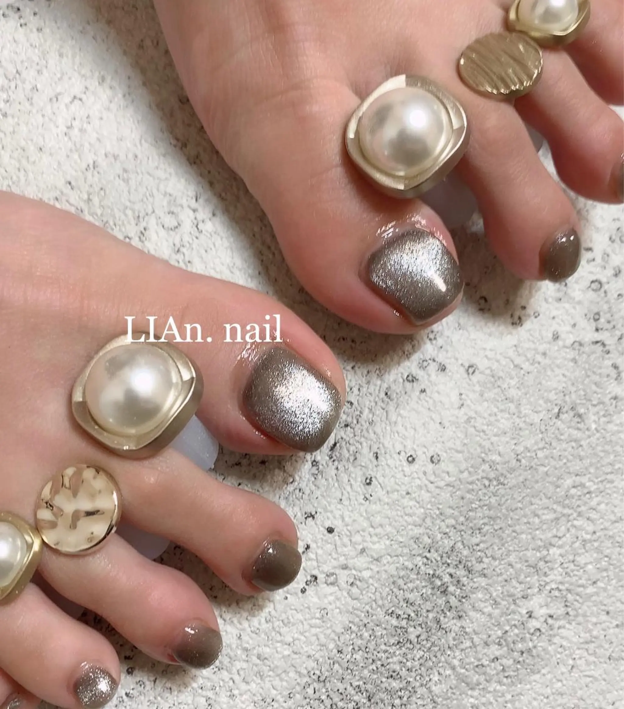ネイル マグネットネイル Lian nailのネイルデザイン