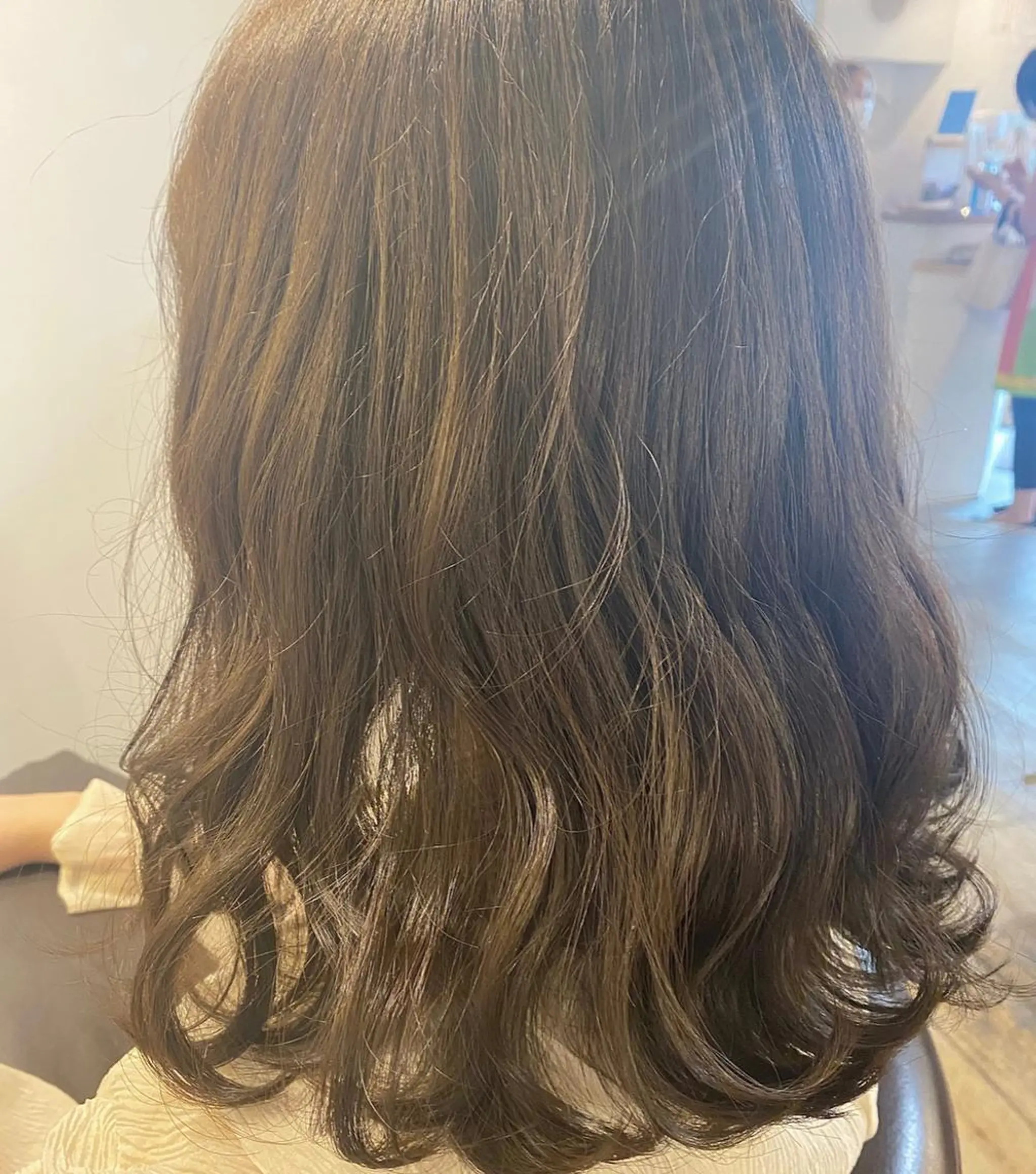 セミロング カラー ヘアアレンジ カット ヘアカラー 立花 ふたば🌱のヘアスタイル