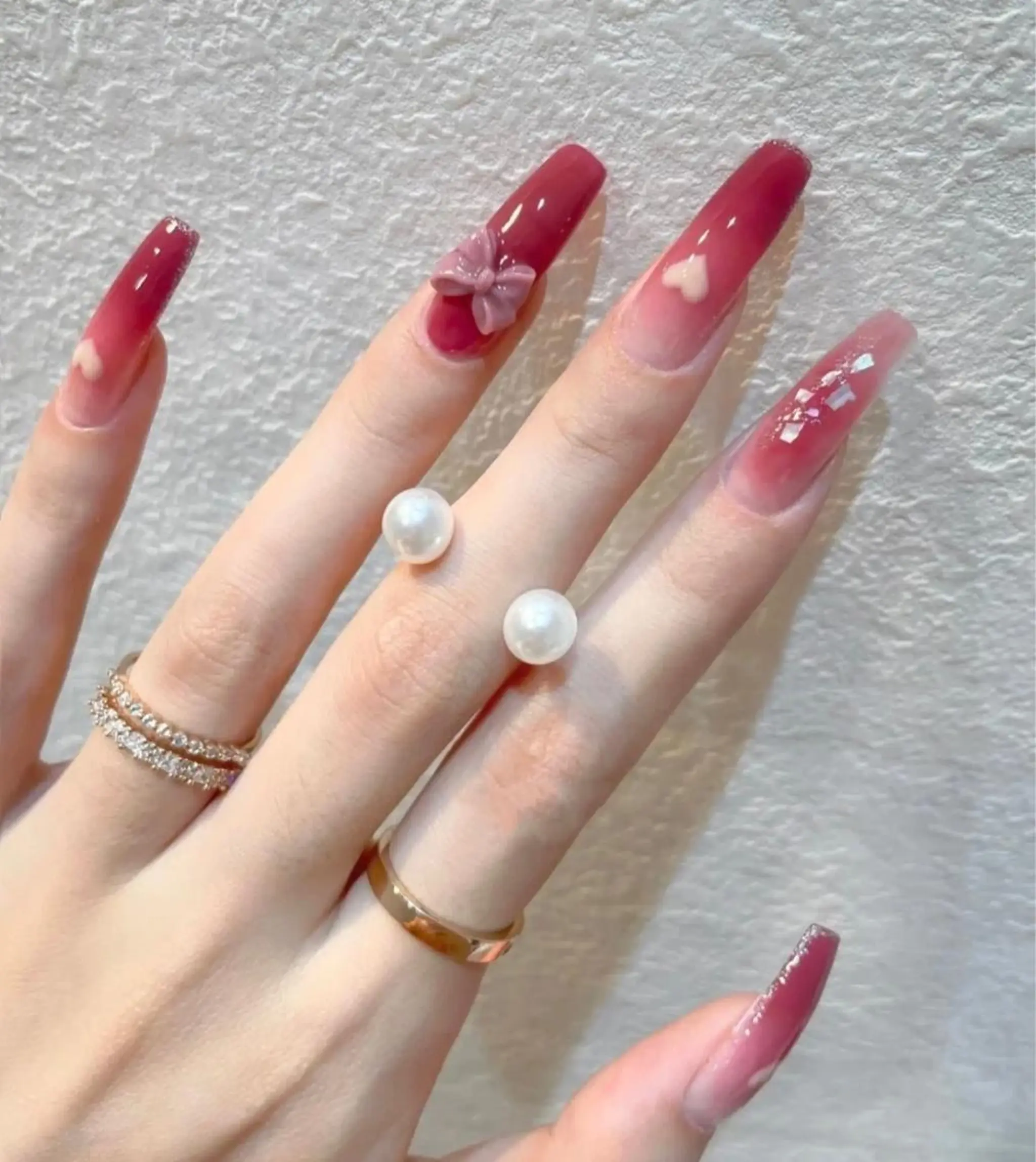 ネイル M🌷nail 長さだし専門店のネイルデザイン