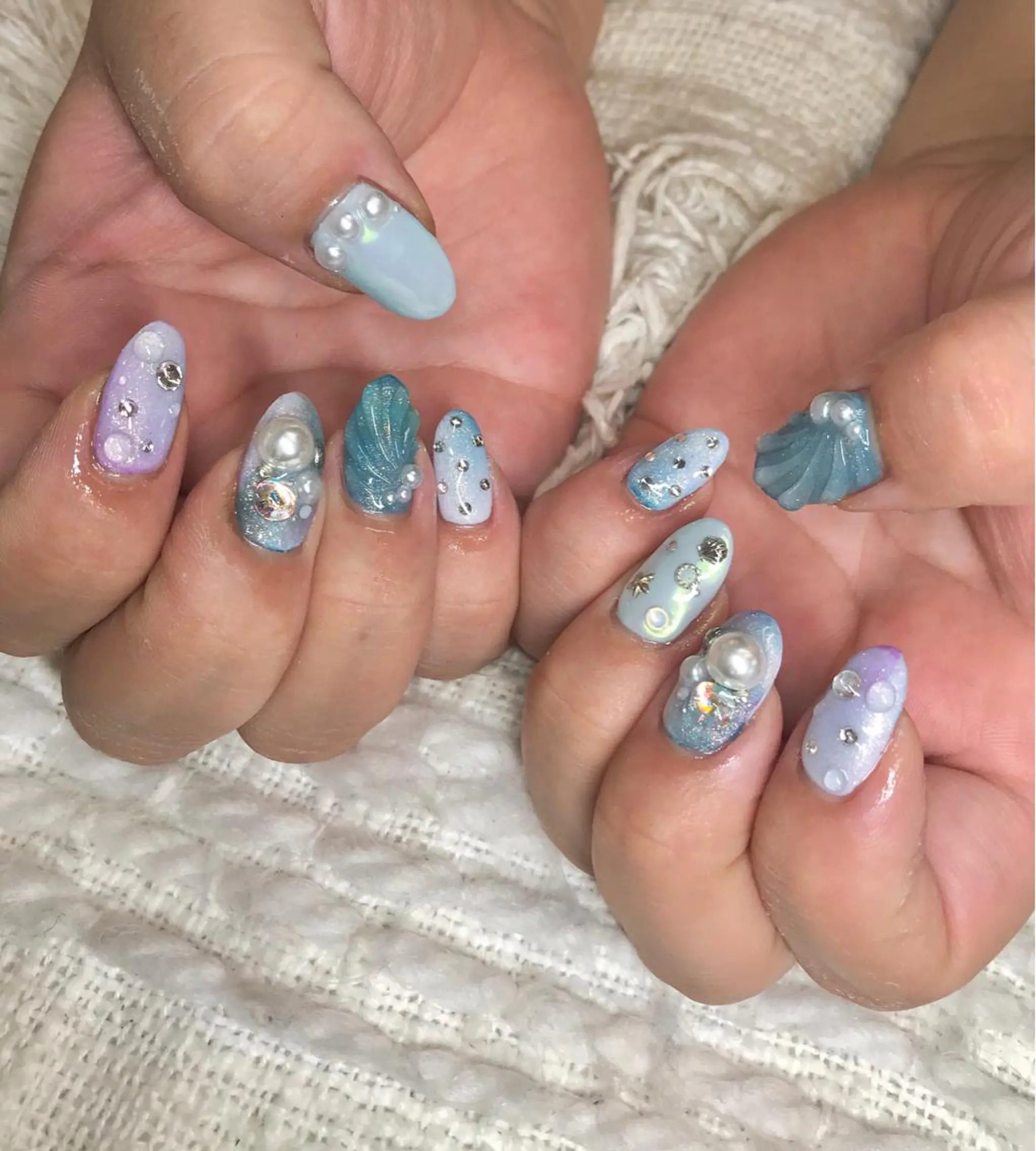 ミディアム カラー パーマ ヘアアレンジ メンズ キッズ ネイル マツエク・マツパ nail&eye Aoのマツエク・マツパデザイン