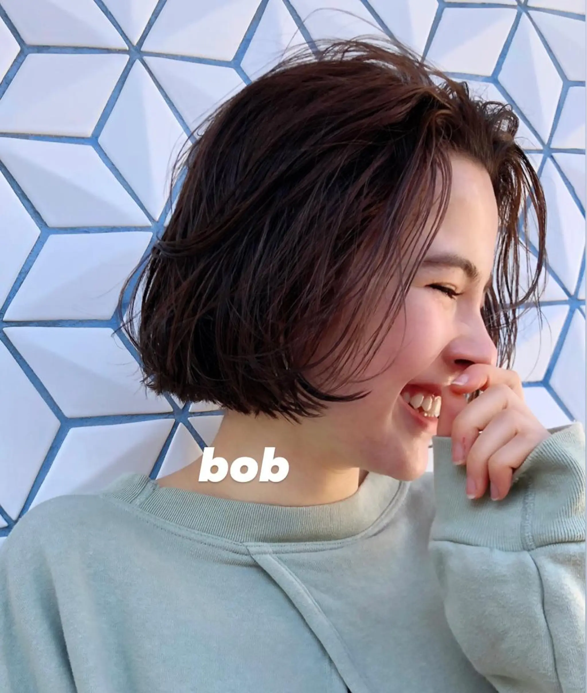 セミロング カラー パーマ ヘアアレンジ ネイル マツエク・マツパ Miku /ブリーチ/ボブのヘアスタイル