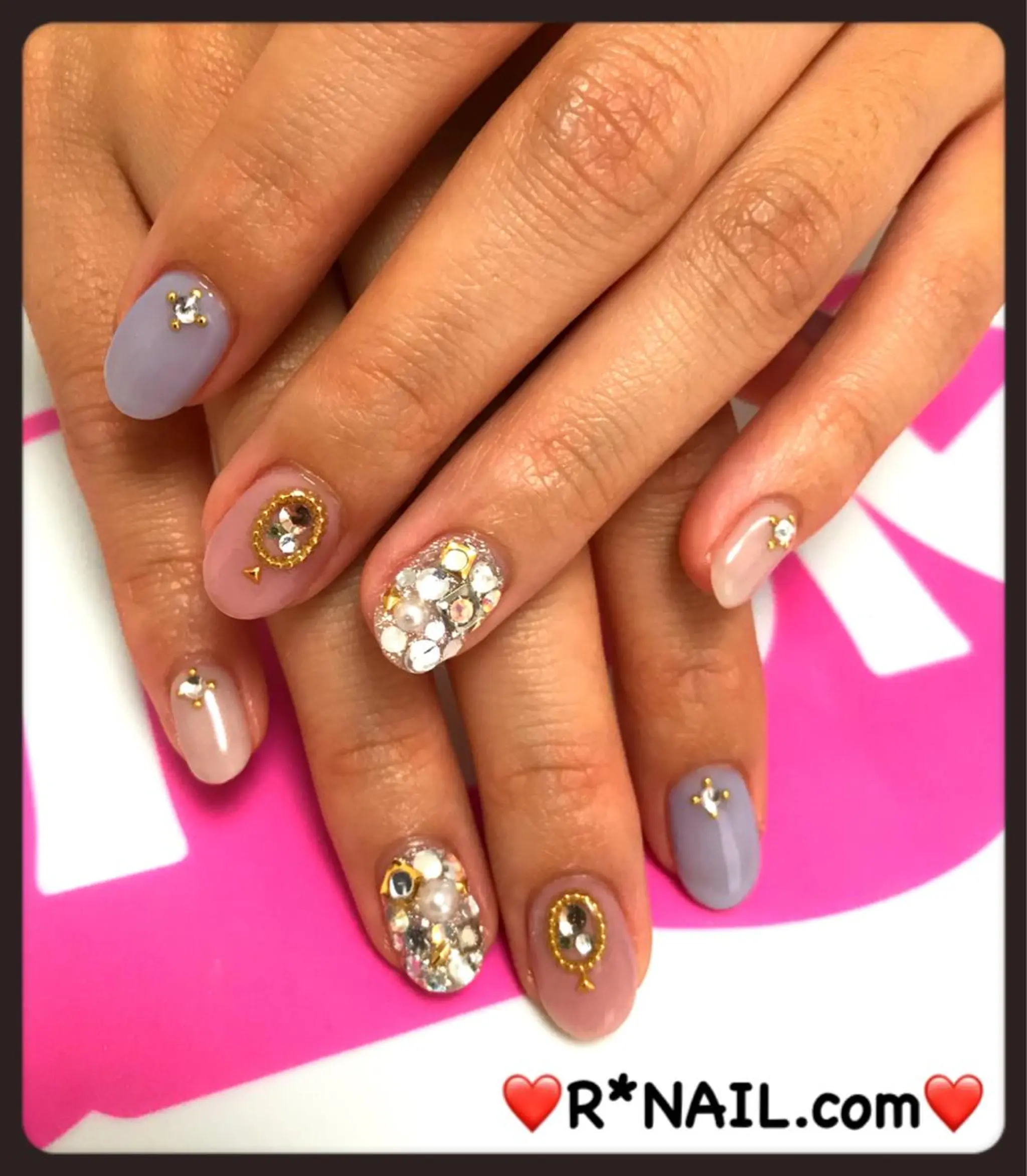 ミディアム カラー ネイル R*NAIL .comのネイルデザイン
