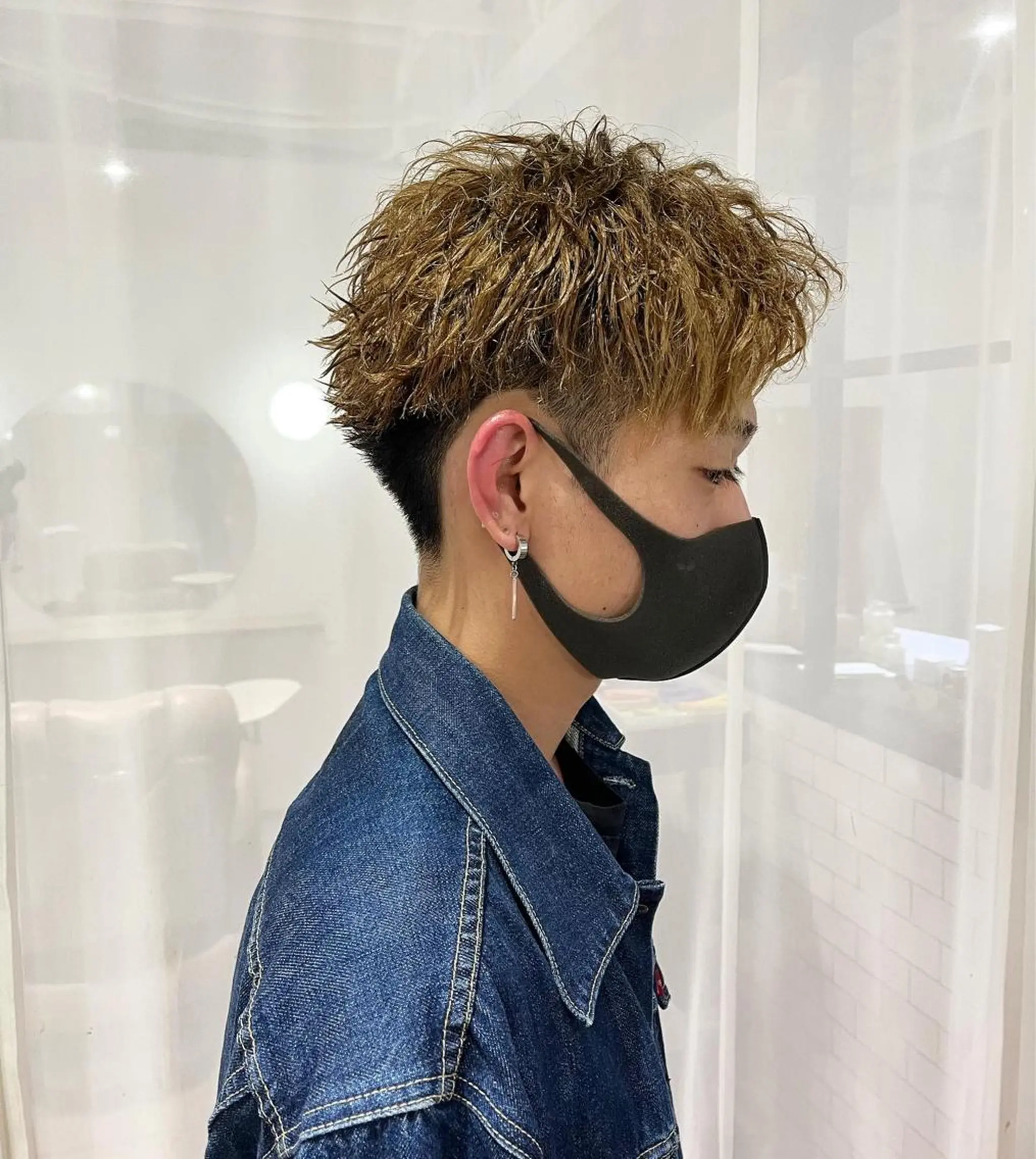 ショート パーマ メンズ 京都駅メンズカット/ パーマ/Keigoのヘアスタイル