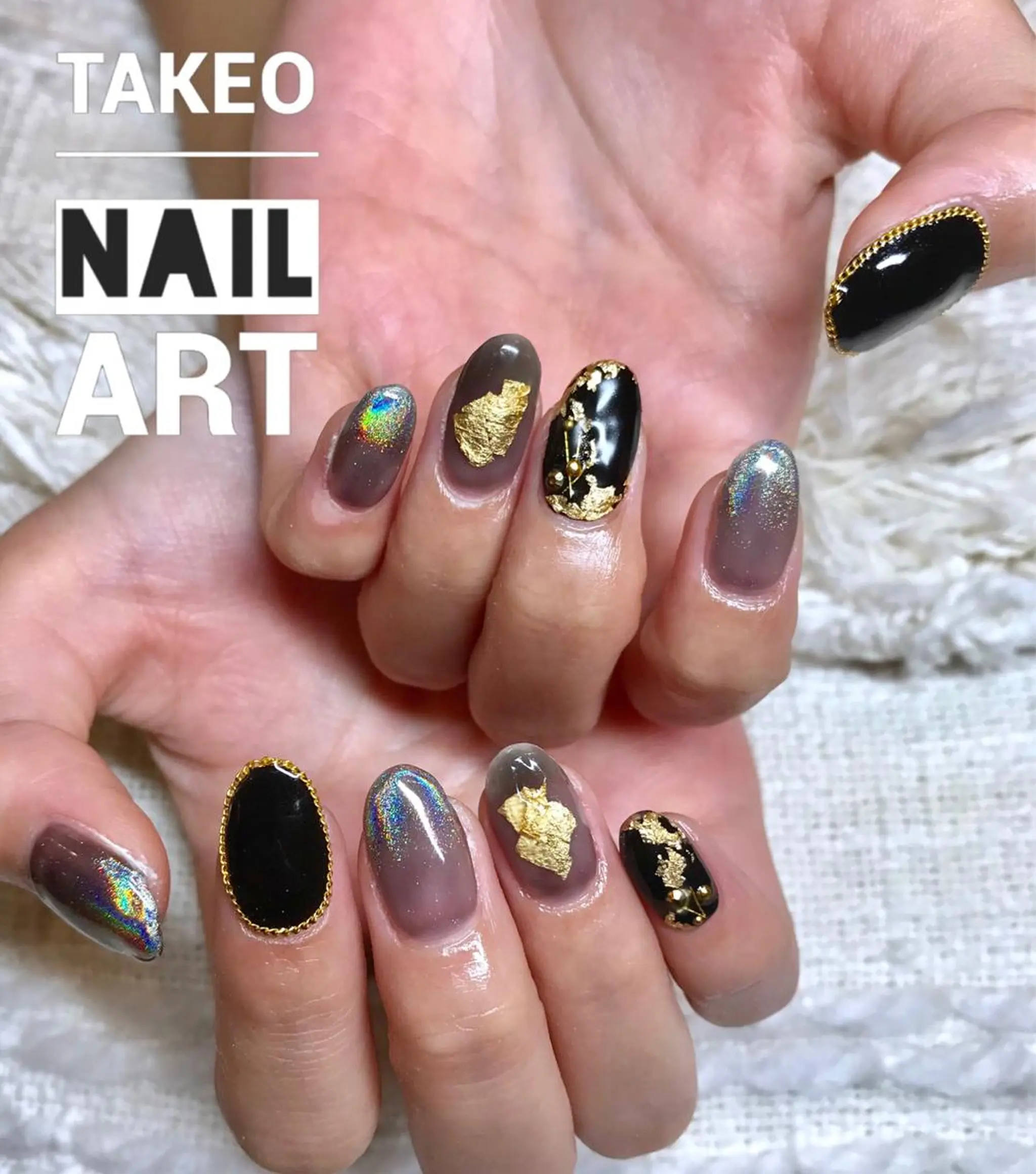 ミディアム ネイル nail&eye Aoのマツエク・マツパデザイン