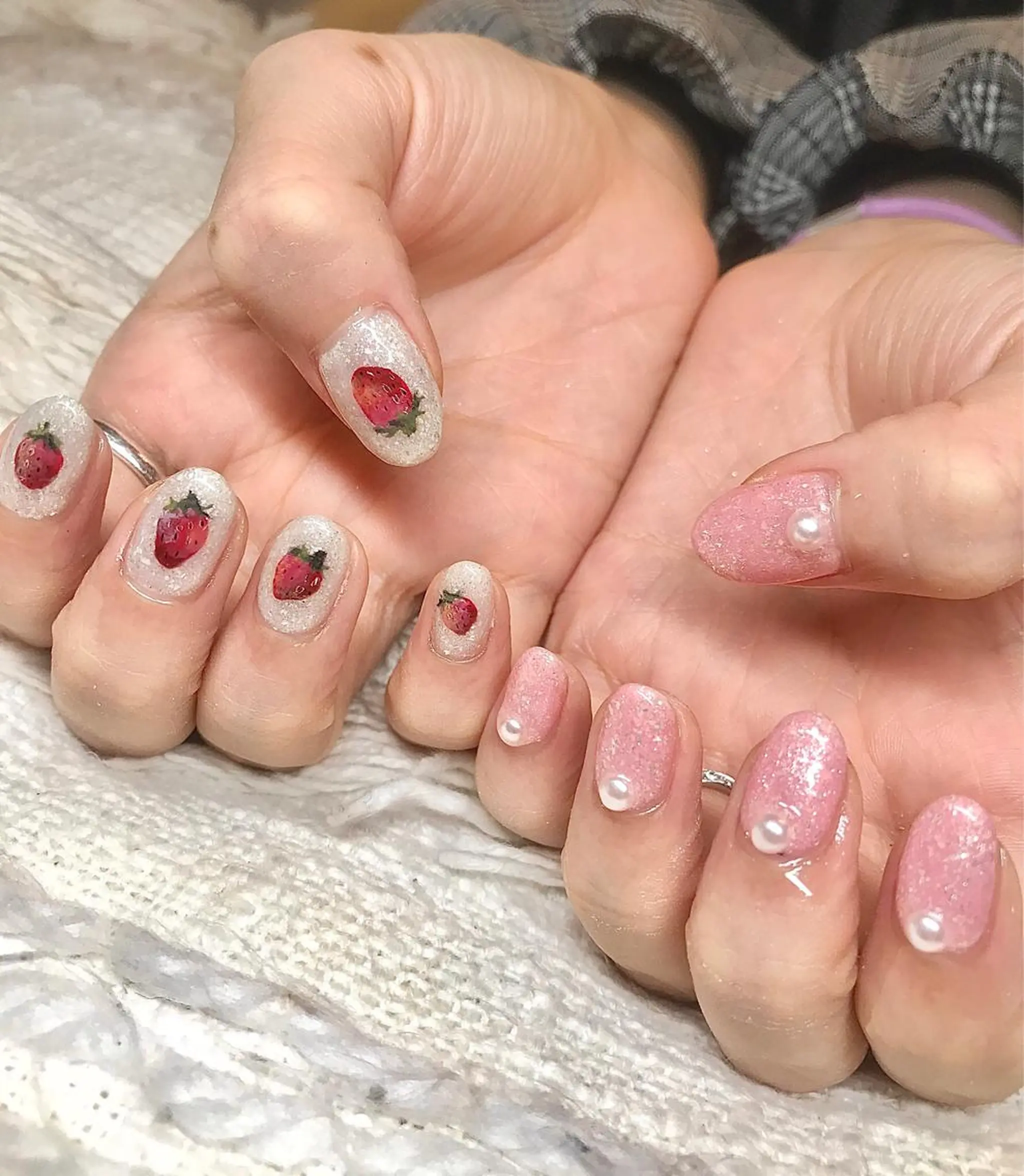ショート カラー パーマ ヘアアレンジ ネイル マツエク・マツパ ハンドネイル ハンドケア nail&eye Aoのマツエク・マツパデザイン