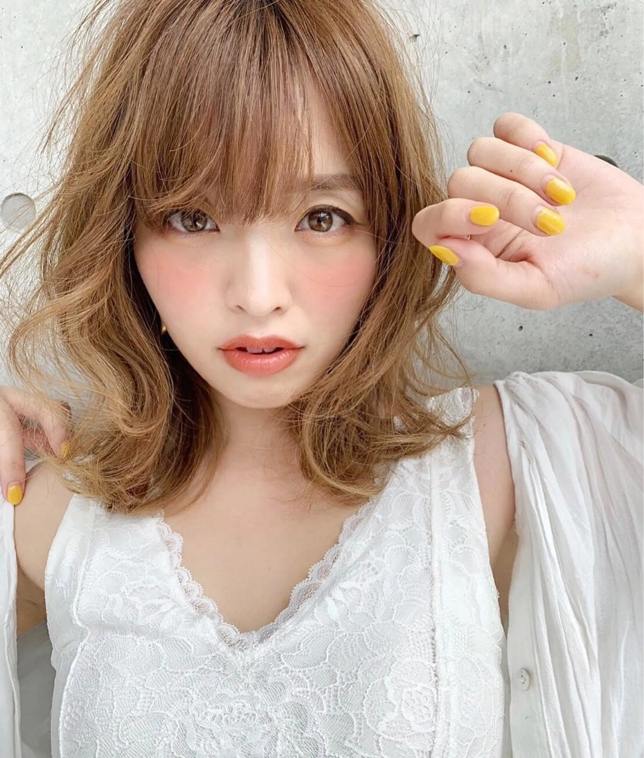 ショート ♡透け感カラー 大賀哲平♡のヘアスタイル