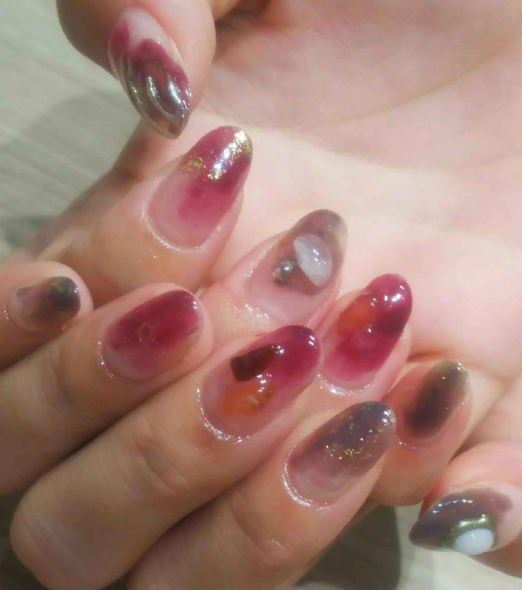 ネイル 小向 琴絵のネイルデザイン