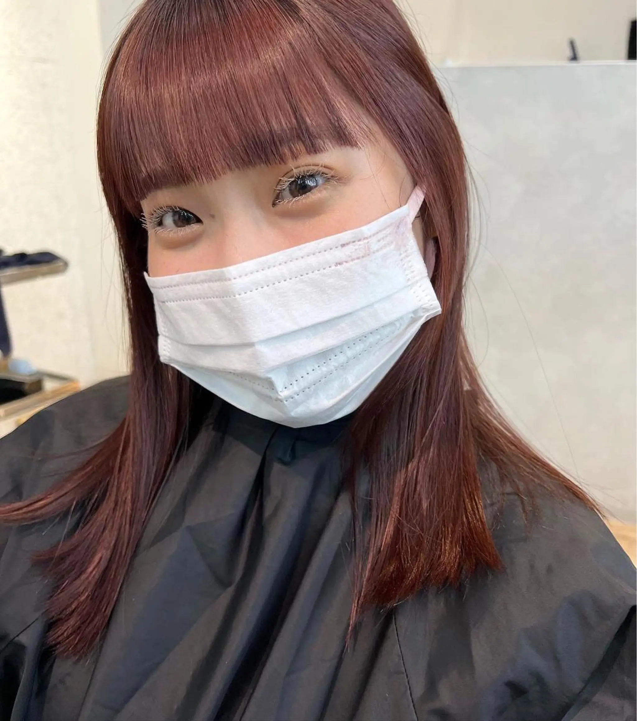 セミロング カラー 顔周りカット/透明感 カラー✂️MEIのヘアスタイル