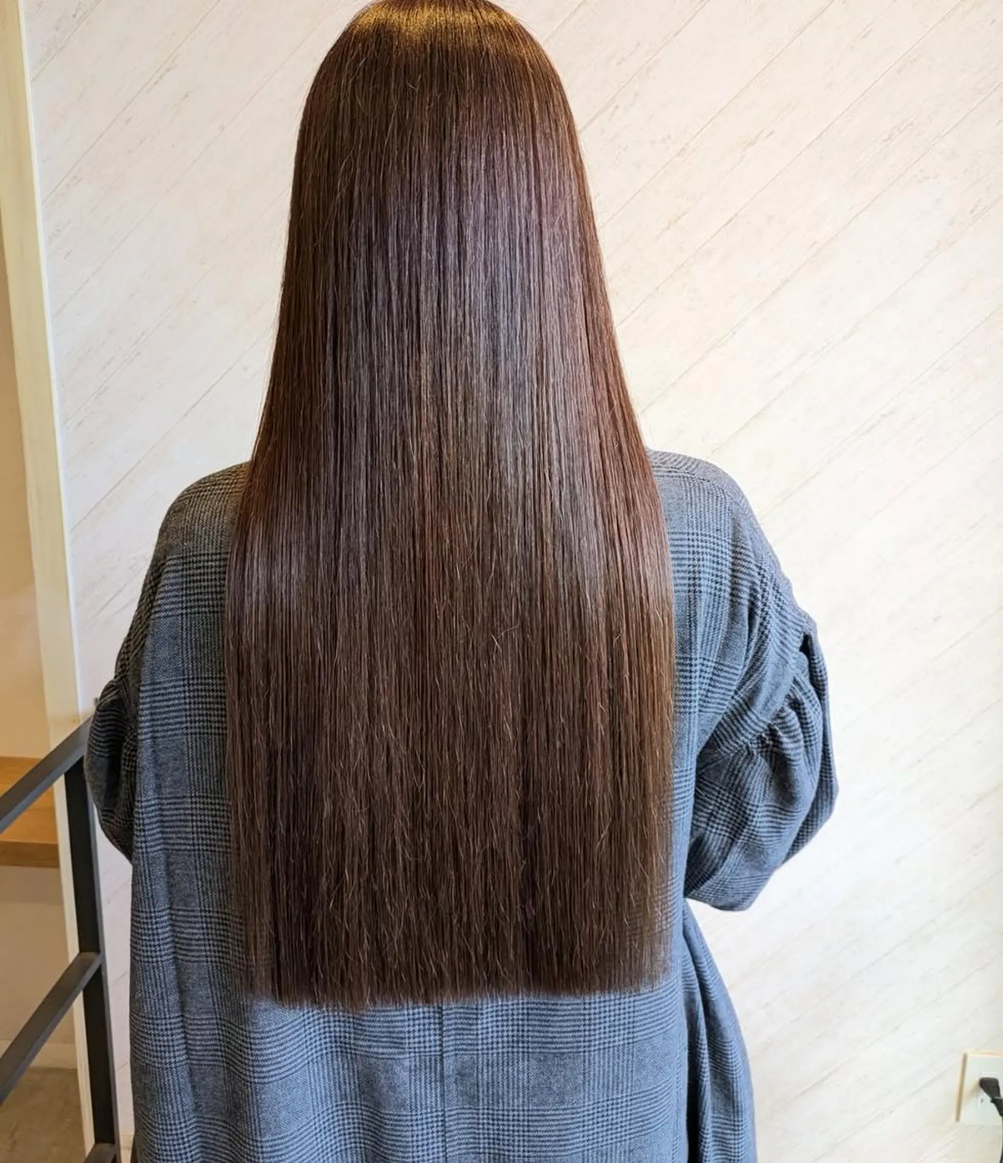 ロング トリートメント カット 縮毛矯正 中谷　千鶴 ◎ブリーチカラー得意のヘアスタイル