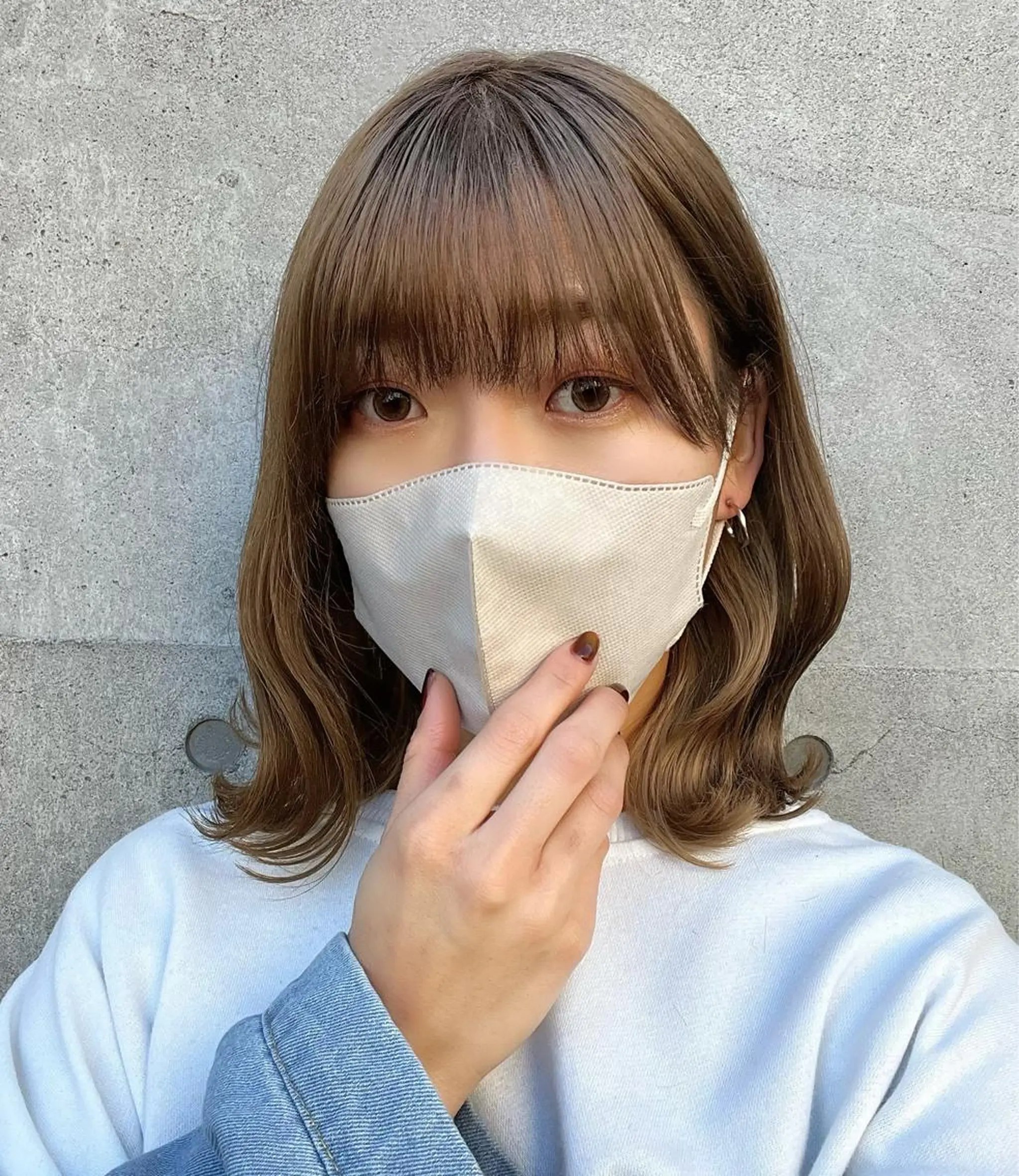 ミディアム カラー 🎧パーソナルケア/ 透明感カラー/ミユのヘアスタイル