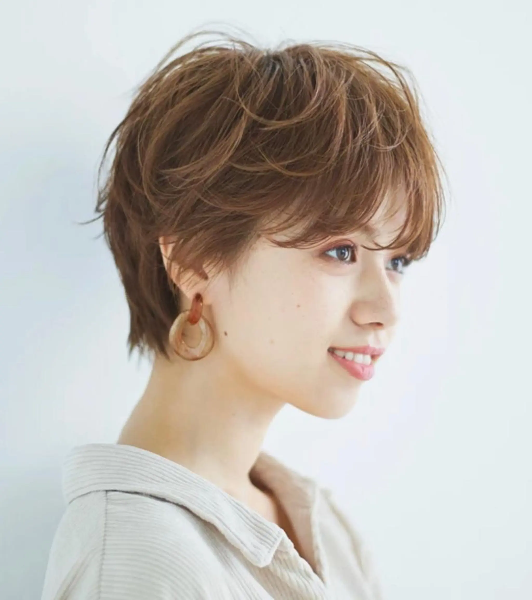 ショート パーマ THE DAY所属・AKI HASHIMOTOのヘアスタイル