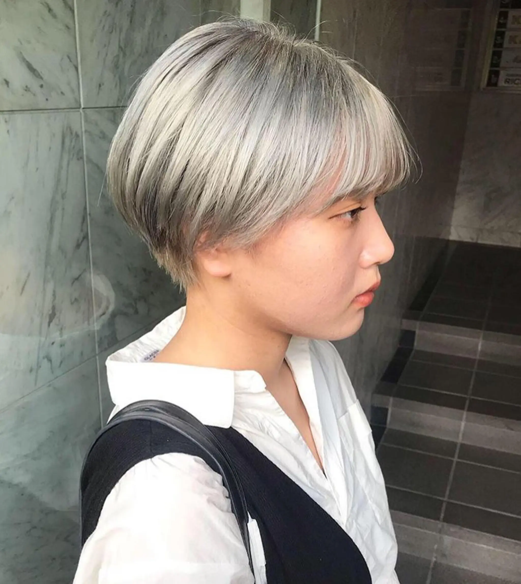 ショート カラー 🧡色落ちまで2度綺 麗なカラー🧡ヨシキのヘアスタイル