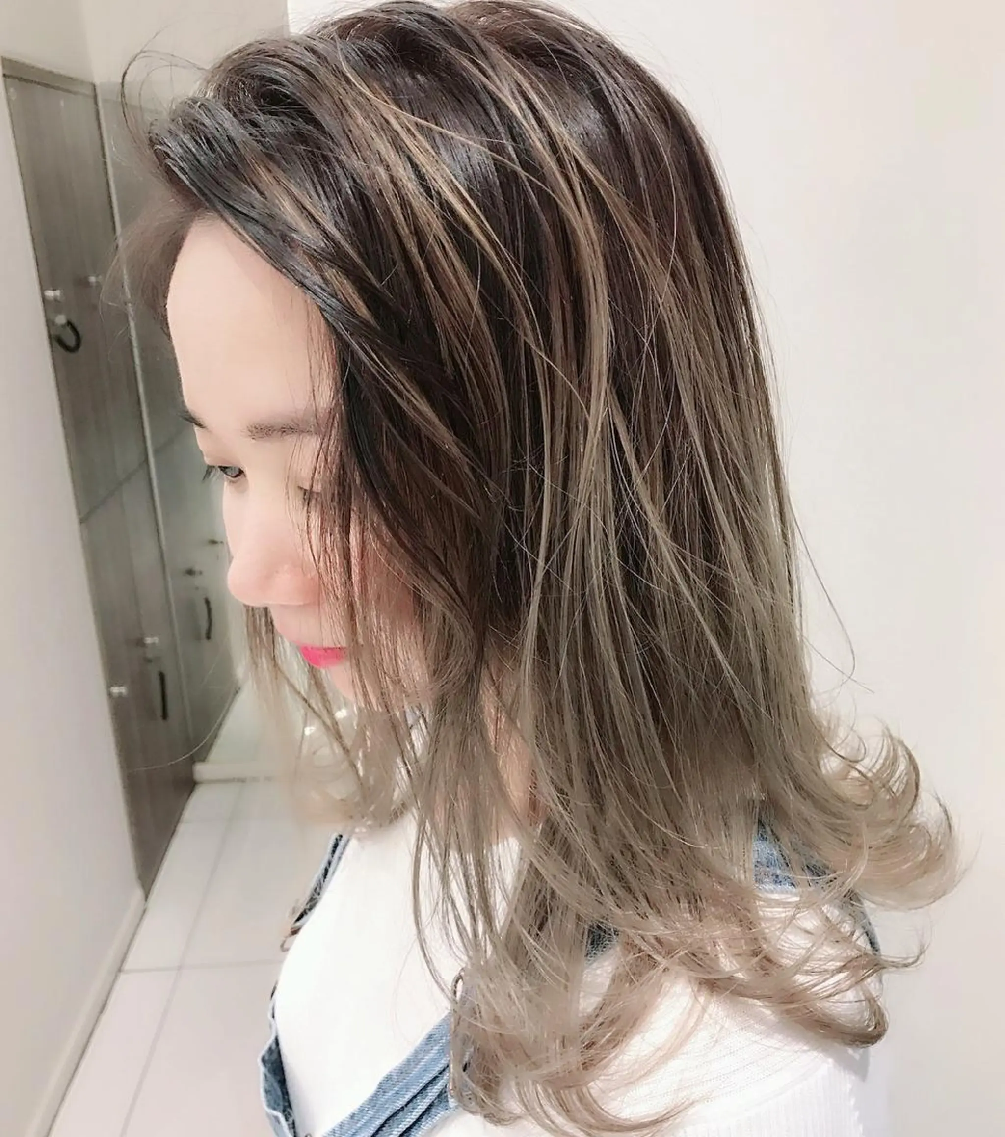 ミディアム カラー ヘアカラー トリートメント Ash川越店／ 松本　亮二のヘアスタイル