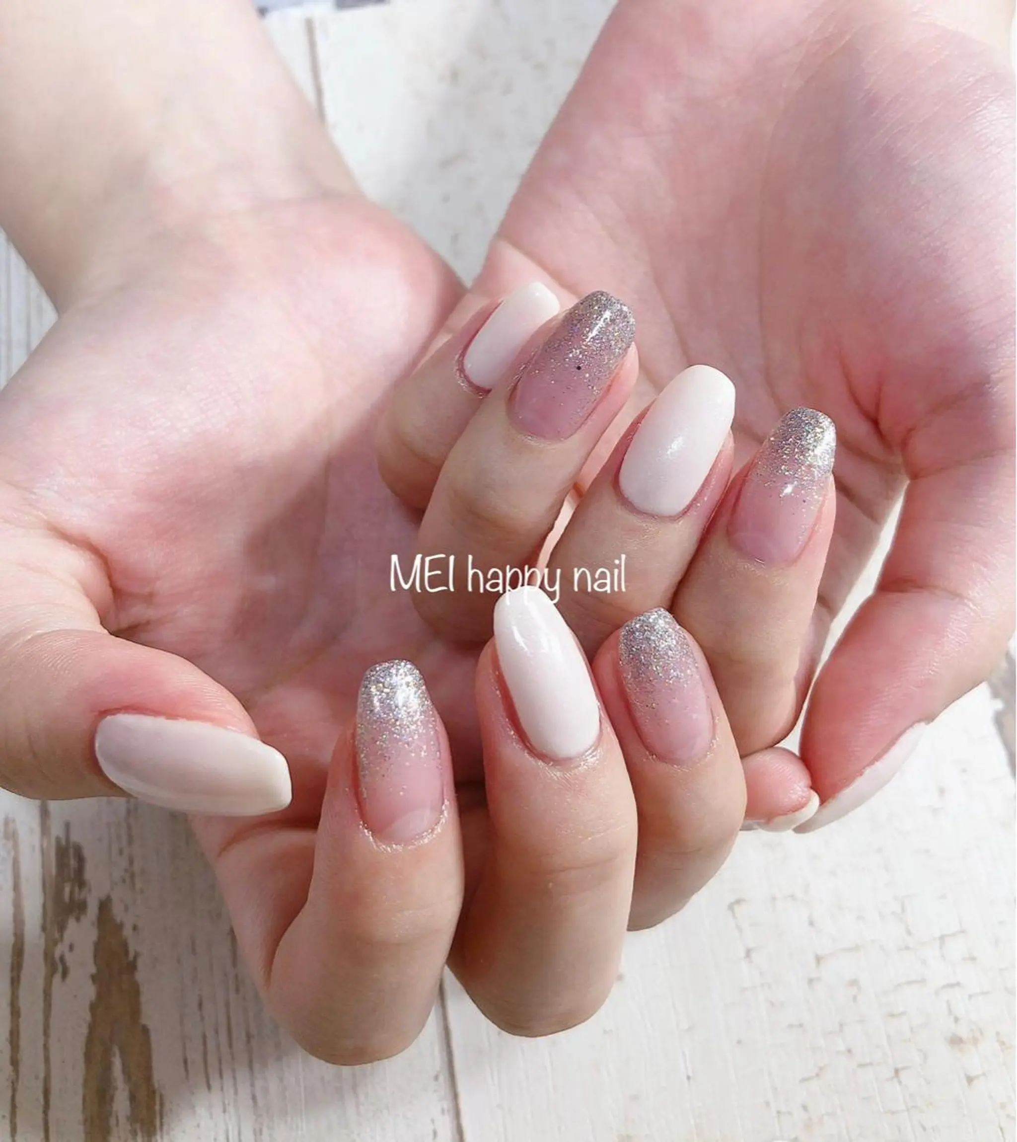 ネイル ハンドケア 北浦和 自爪育成ケアのネイルデザイン