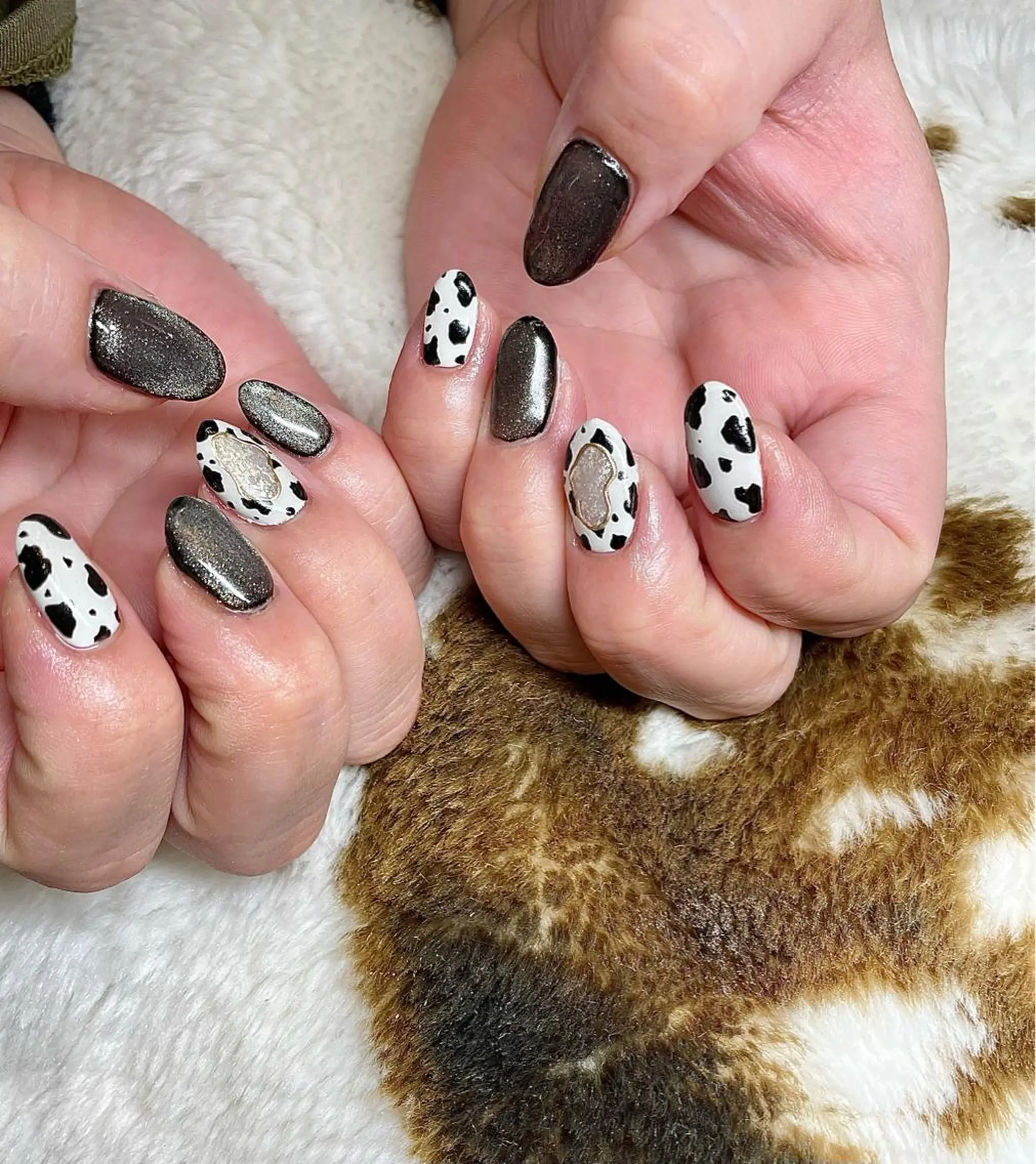 ミディアム パーマ メンズ ネイル マツエク・マツパ マグネットネイル nail&eye Aoのマツエク・マツパデザイン