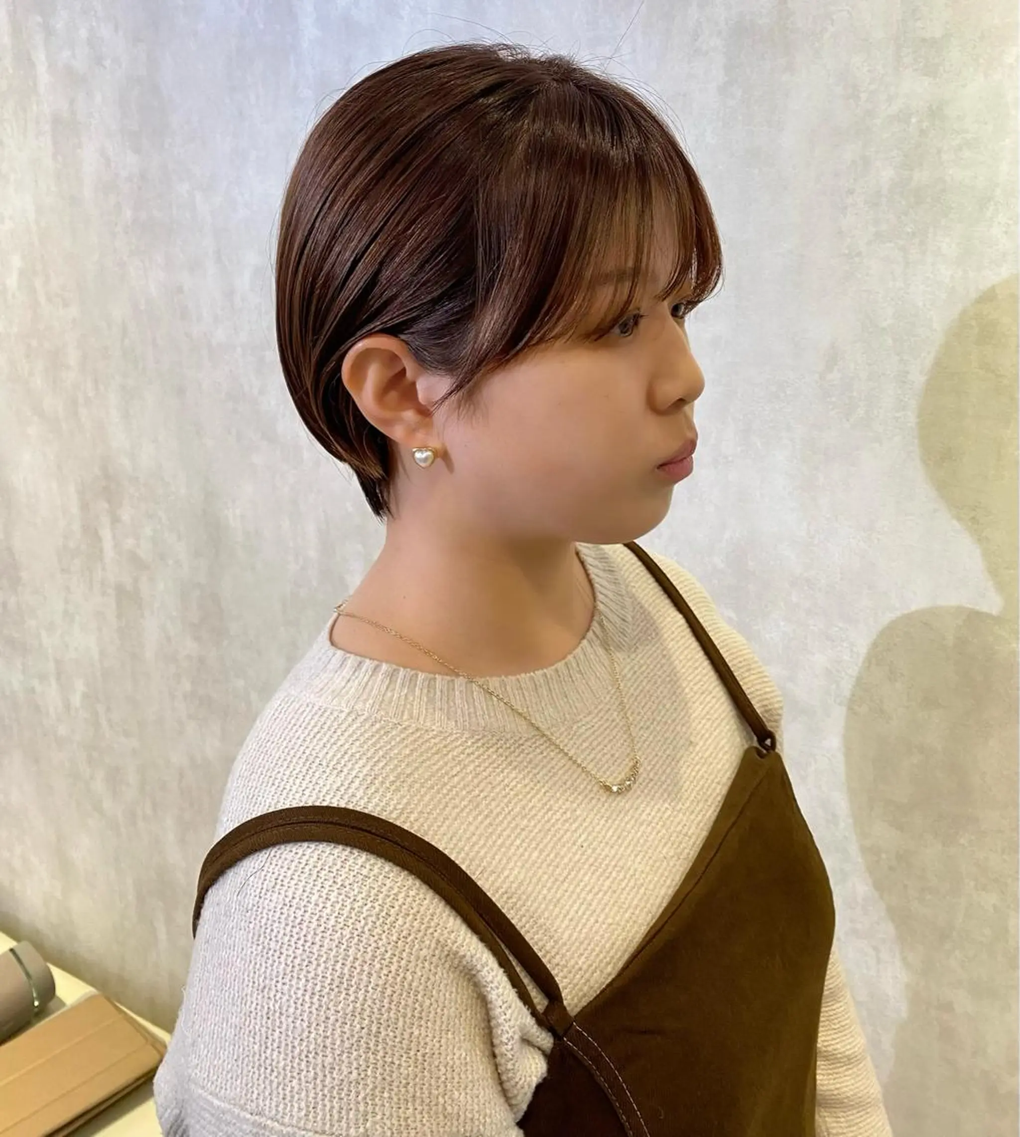 ショート ハンサムショート ショートヘア カット トリートメント ボブ/縮毛矯正/ レイヤー/塚田のヘアスタイル