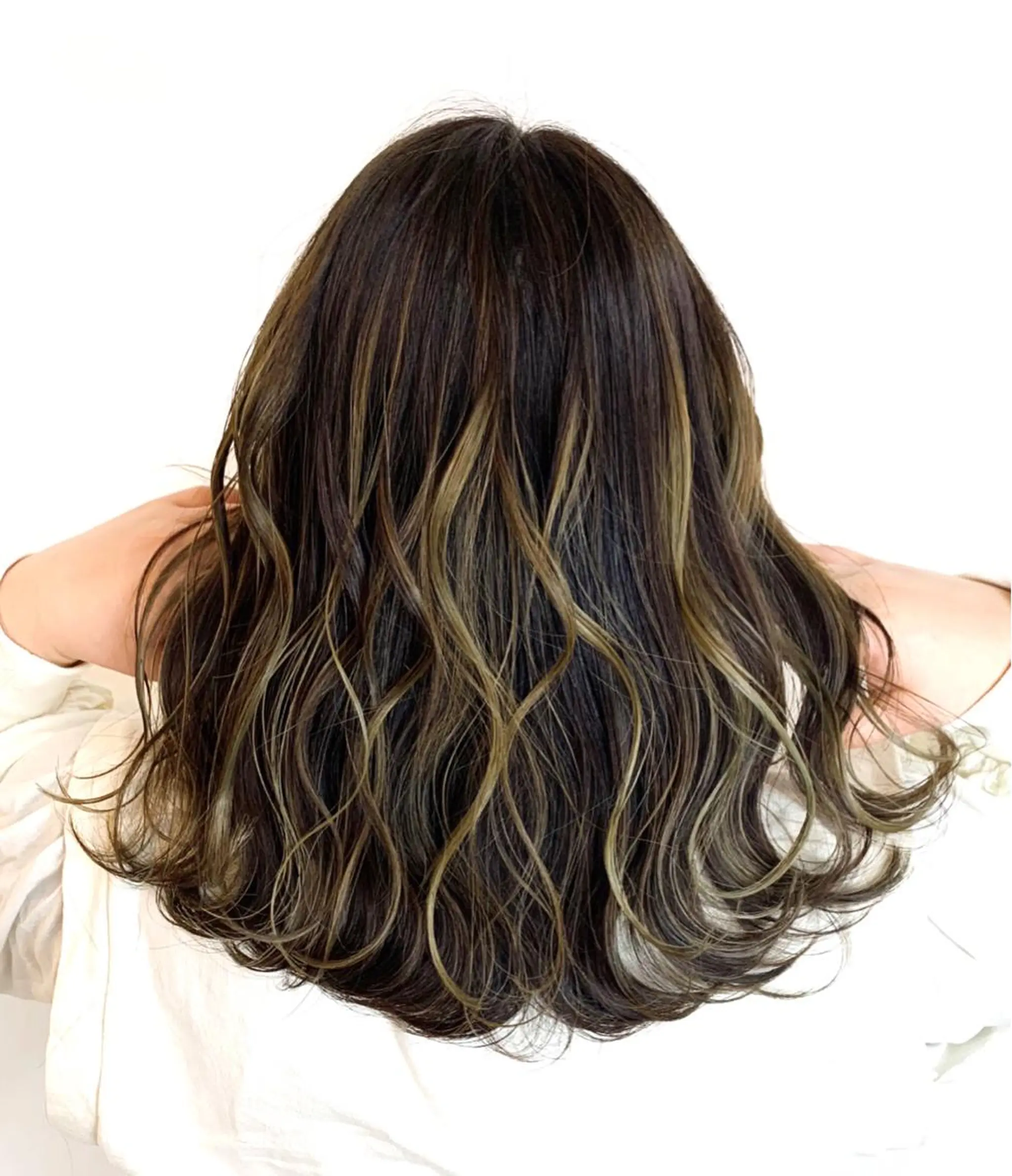 ミディアム 3Dハイライト 外国人風カラー ハイライト ヘアカラー トリートメント ヘアセット ❤️千葉県代表❤️ 店長❤️柿本翔一朗のヘアスタイル