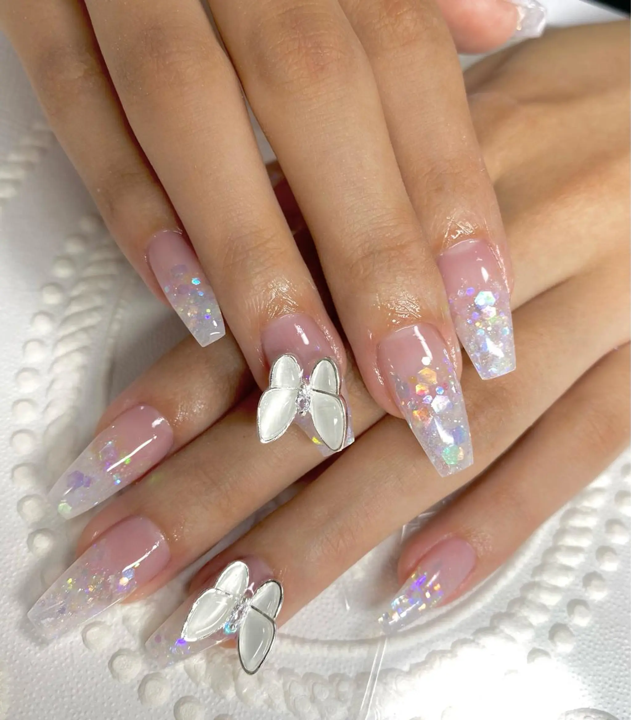 セミロング ネイル ハンドネイル lune nail_2017のその他イメージ