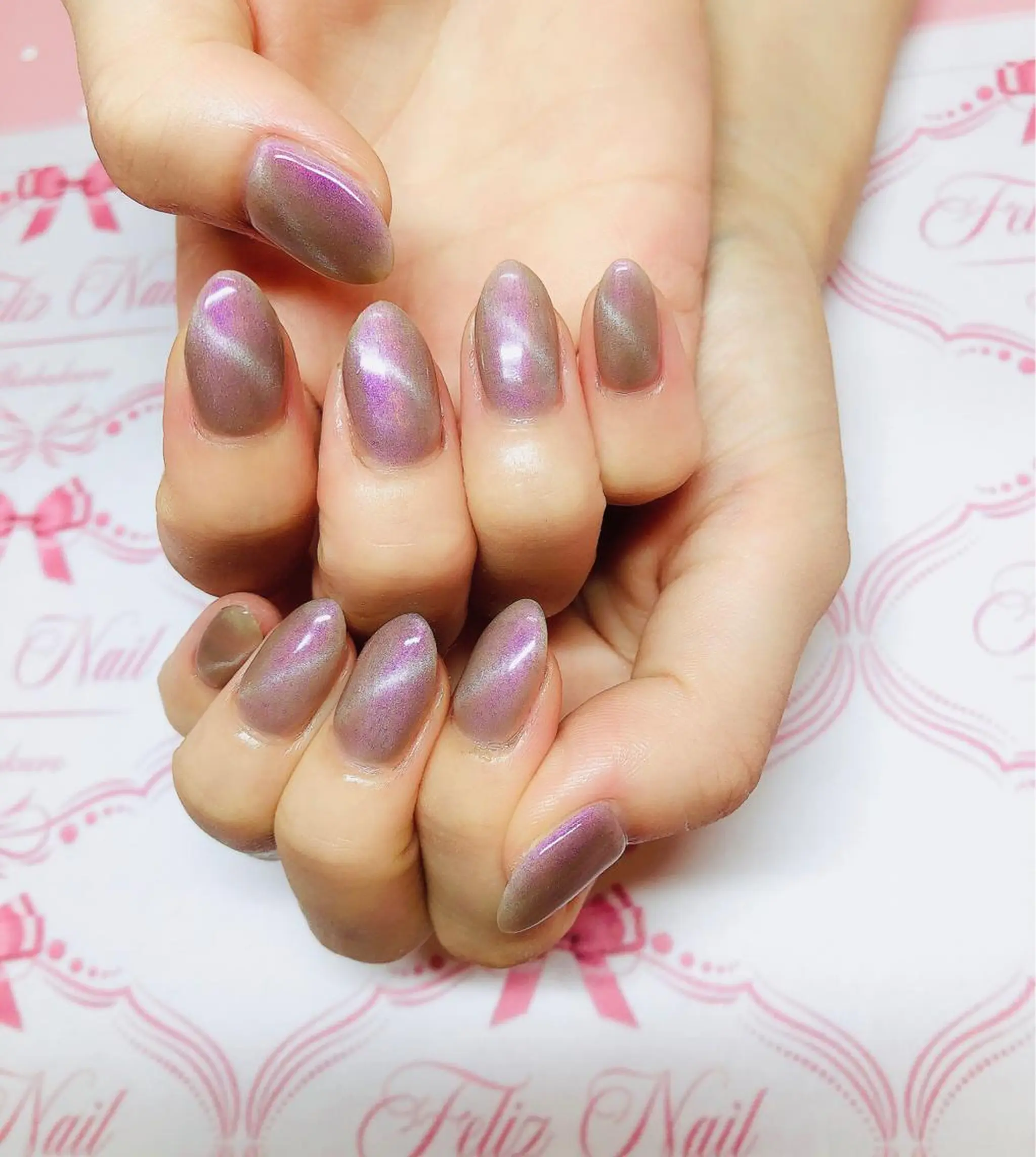 ネイル ジェルネイル マグネットネイル パラジェル ハンドネイル ユキカ （ネイリスト）のネイルデザイン