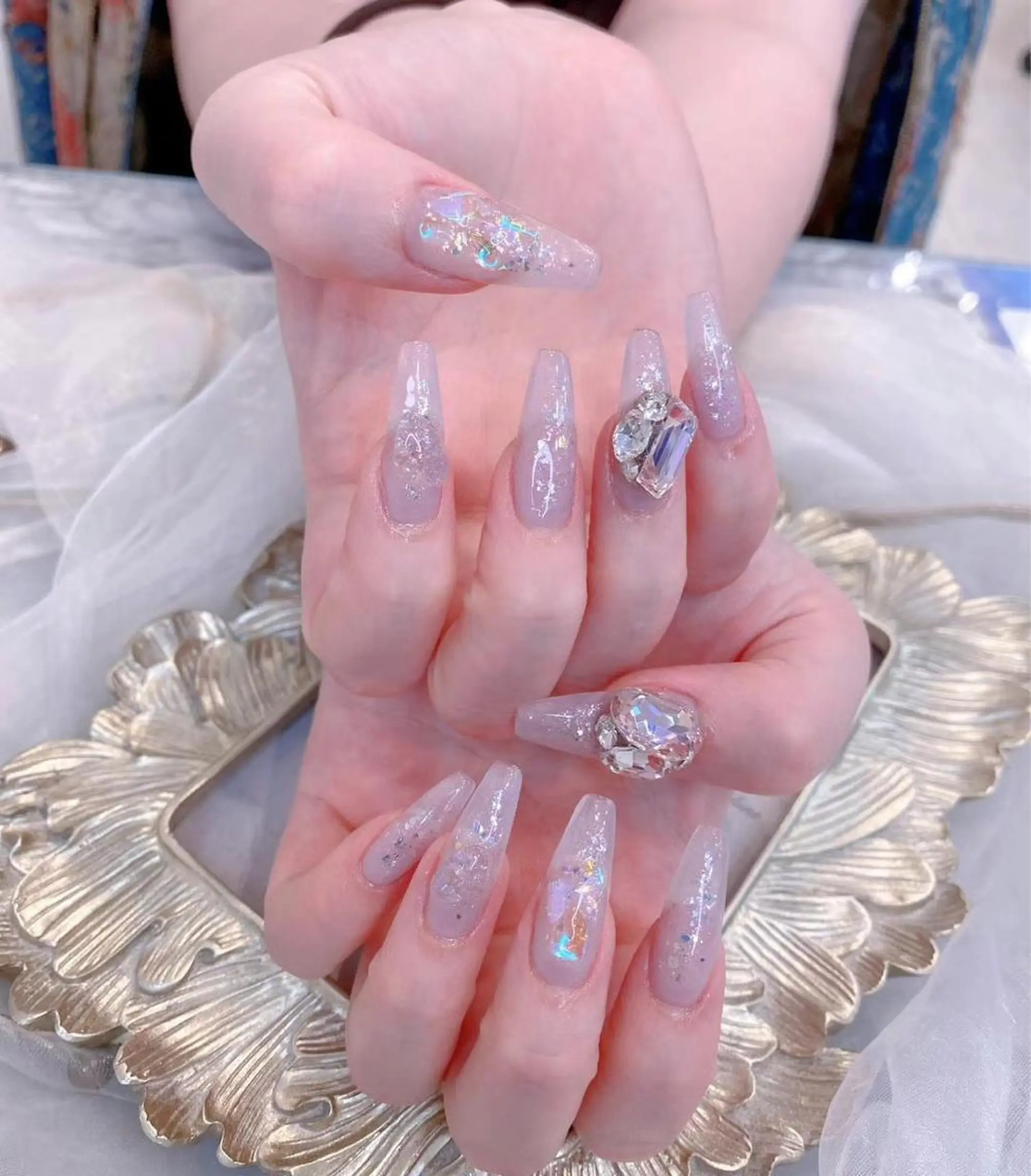 ネイル キラキラネイル Babarla nailのネイルデザイン