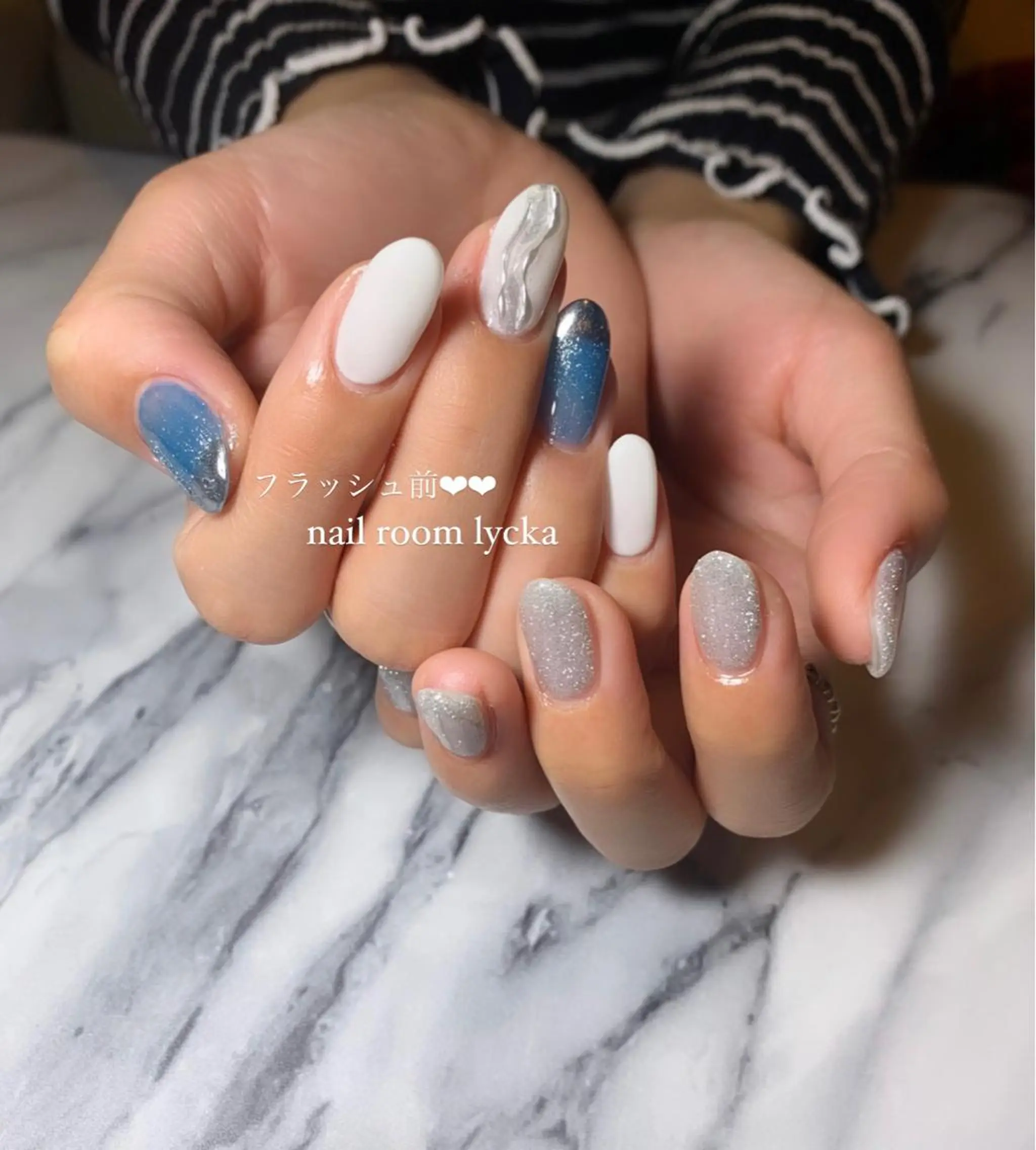 ネイル ﾈｲﾙﾙｰﾑﾘｯｶ 𝐦𝐚𝐲𝐮のネイルデザイン