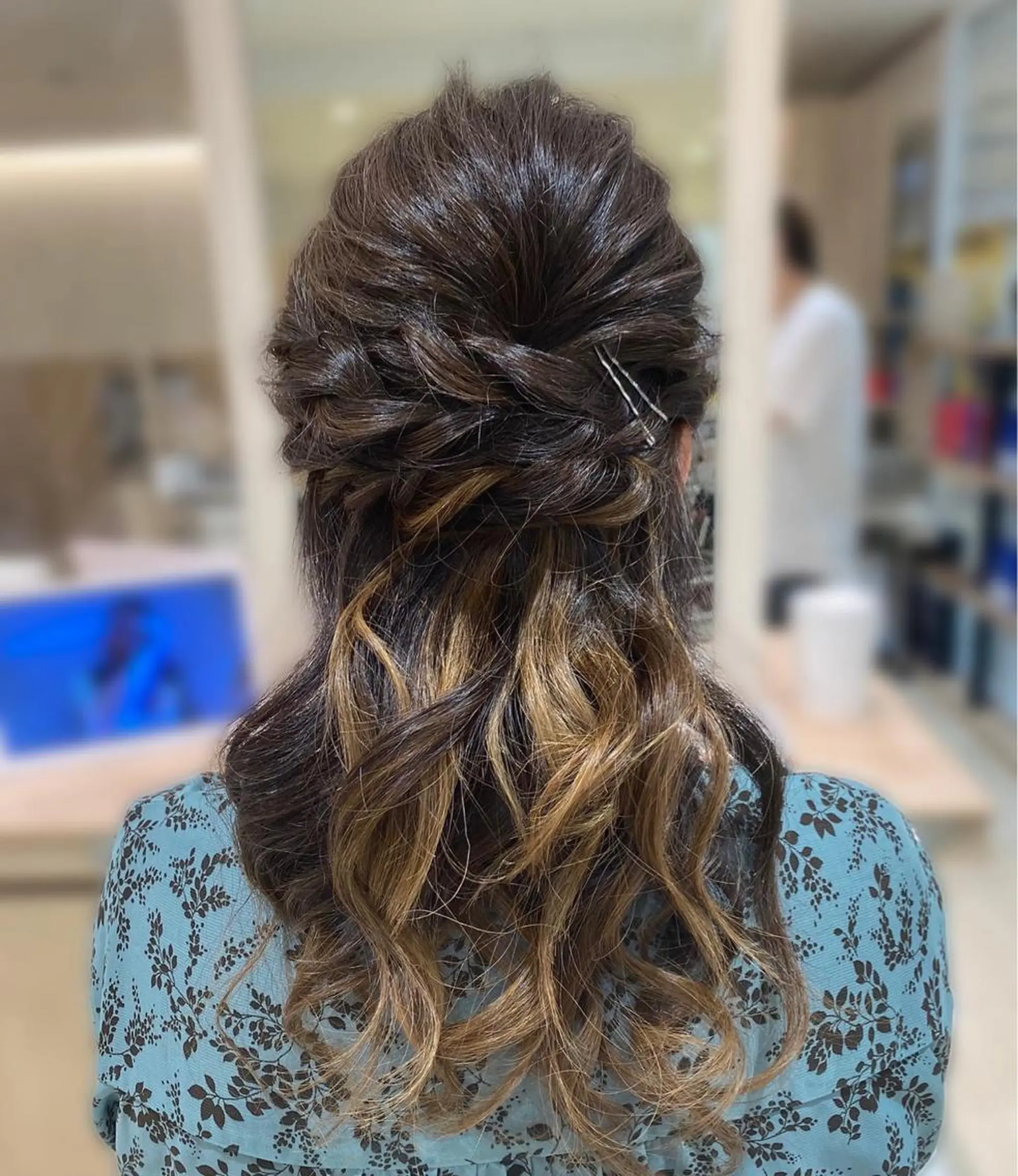 ロング ヘアアレンジ ヘアセット newi銀座所属・大人髪質改善/ 源美晴のヘアスタイル