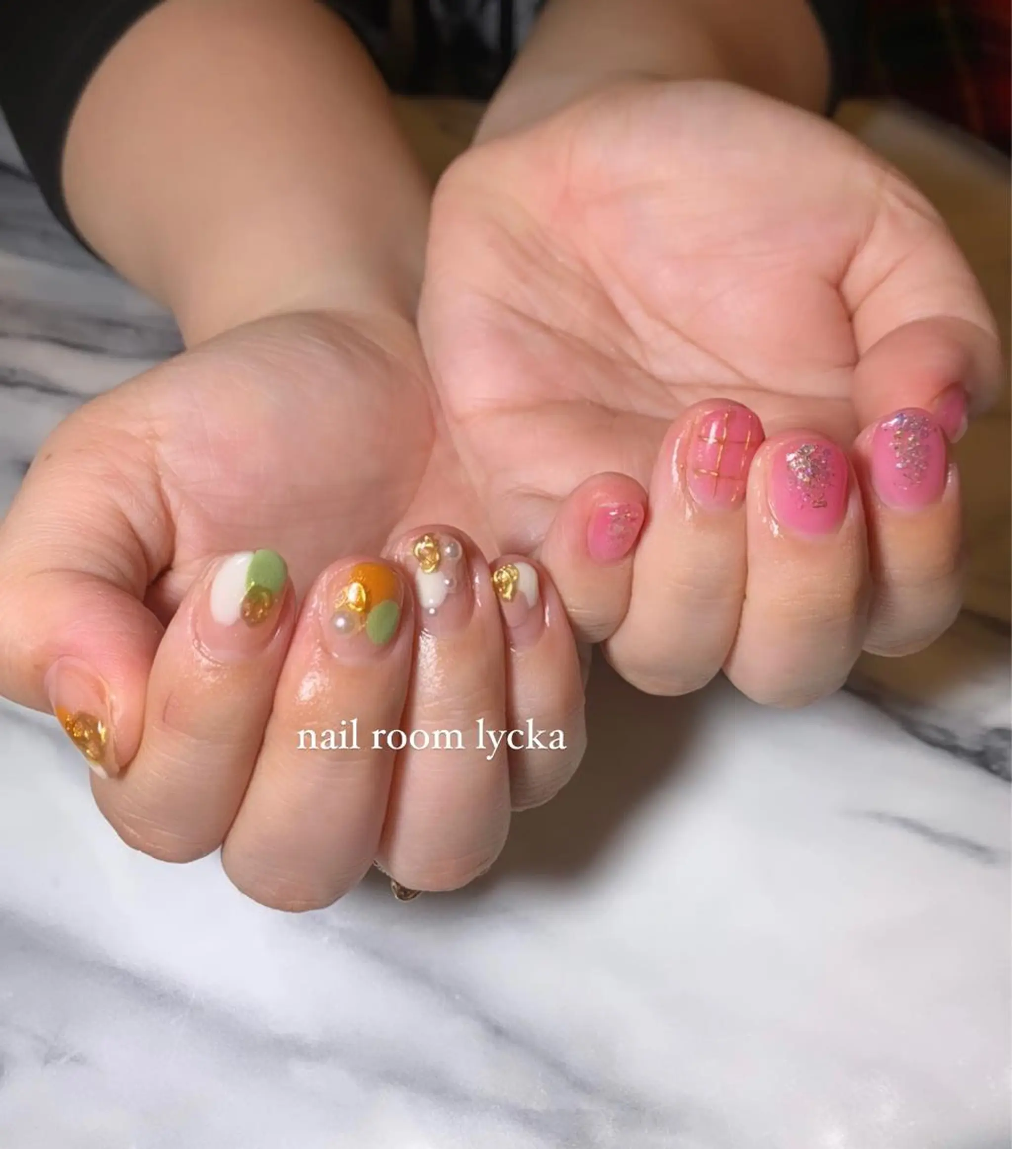 ネイル ﾈｲﾙﾙｰﾑﾘｯｶ 𝐦𝐚𝐲𝐮のネイルデザイン