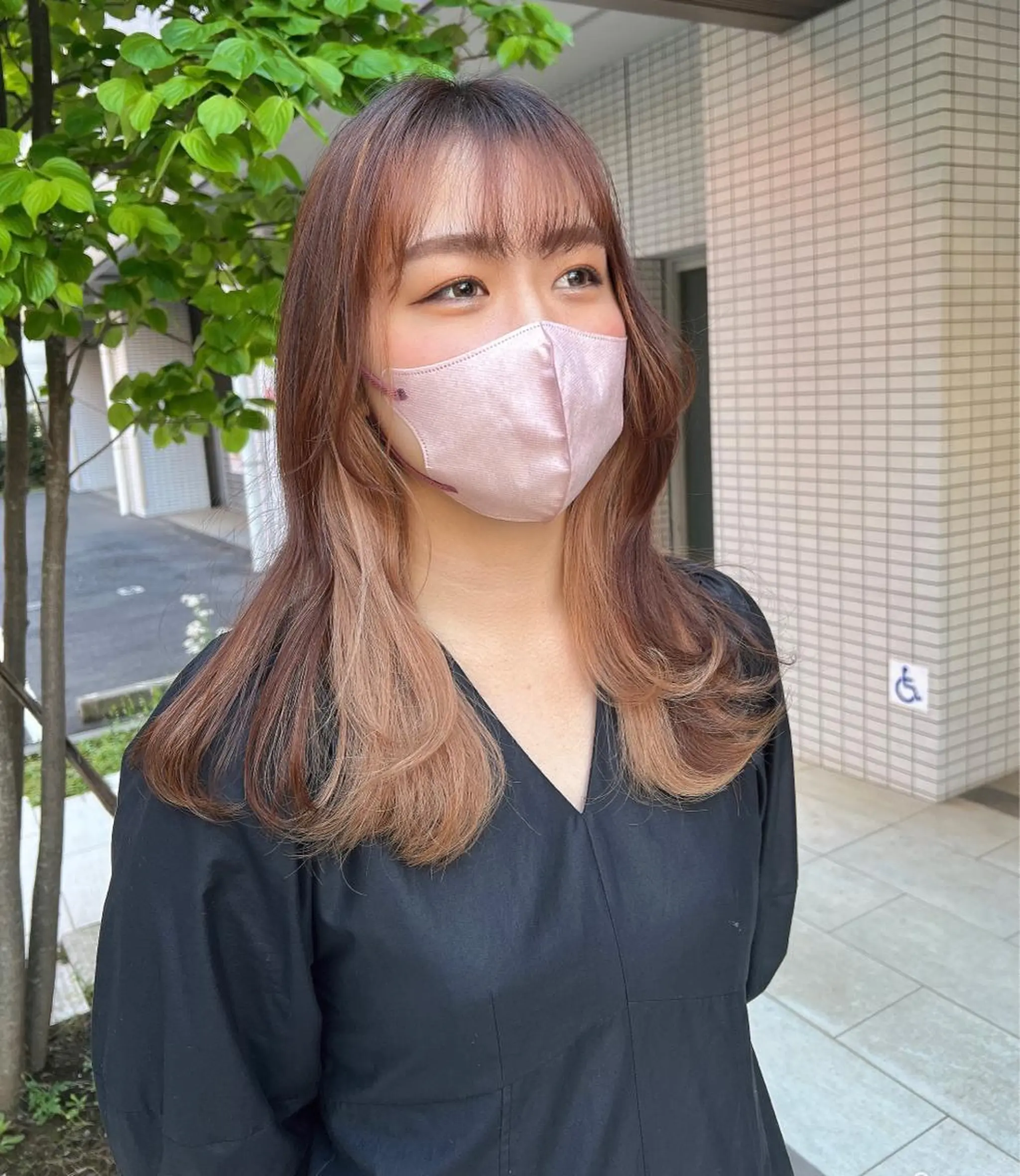 ミディアム カラー ベージュカラー ブリーチ ケアブリーチ 透明感カラー ミルクティーベージュ 💎透明感カラー特化 💎TAISEIのヘアスタイル