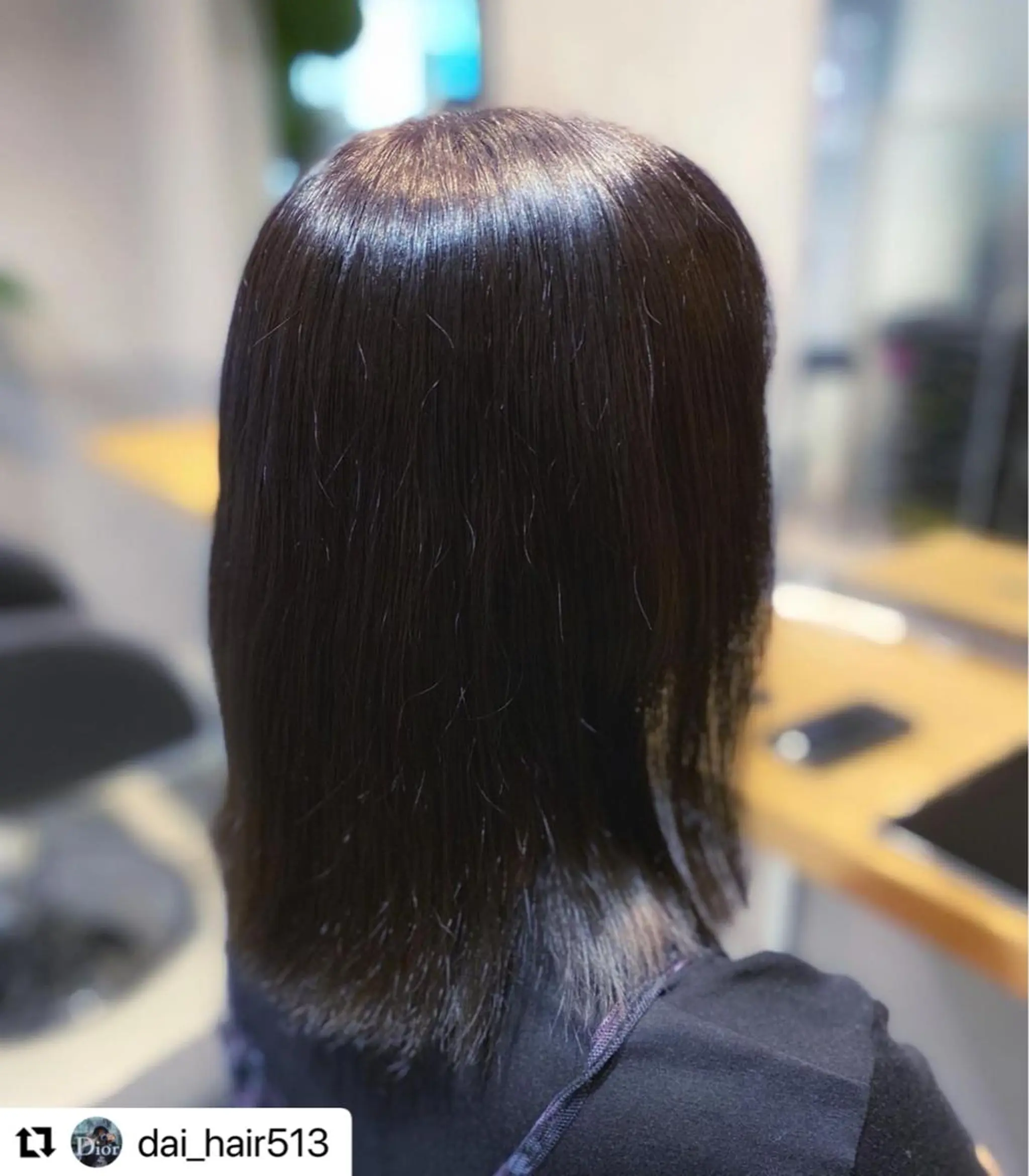 カラー 黒髪 イルミナカラー ラベンダーカラー ✂︎神カット&カラー 韓国風パーマ黒田ダイのヘアスタイル