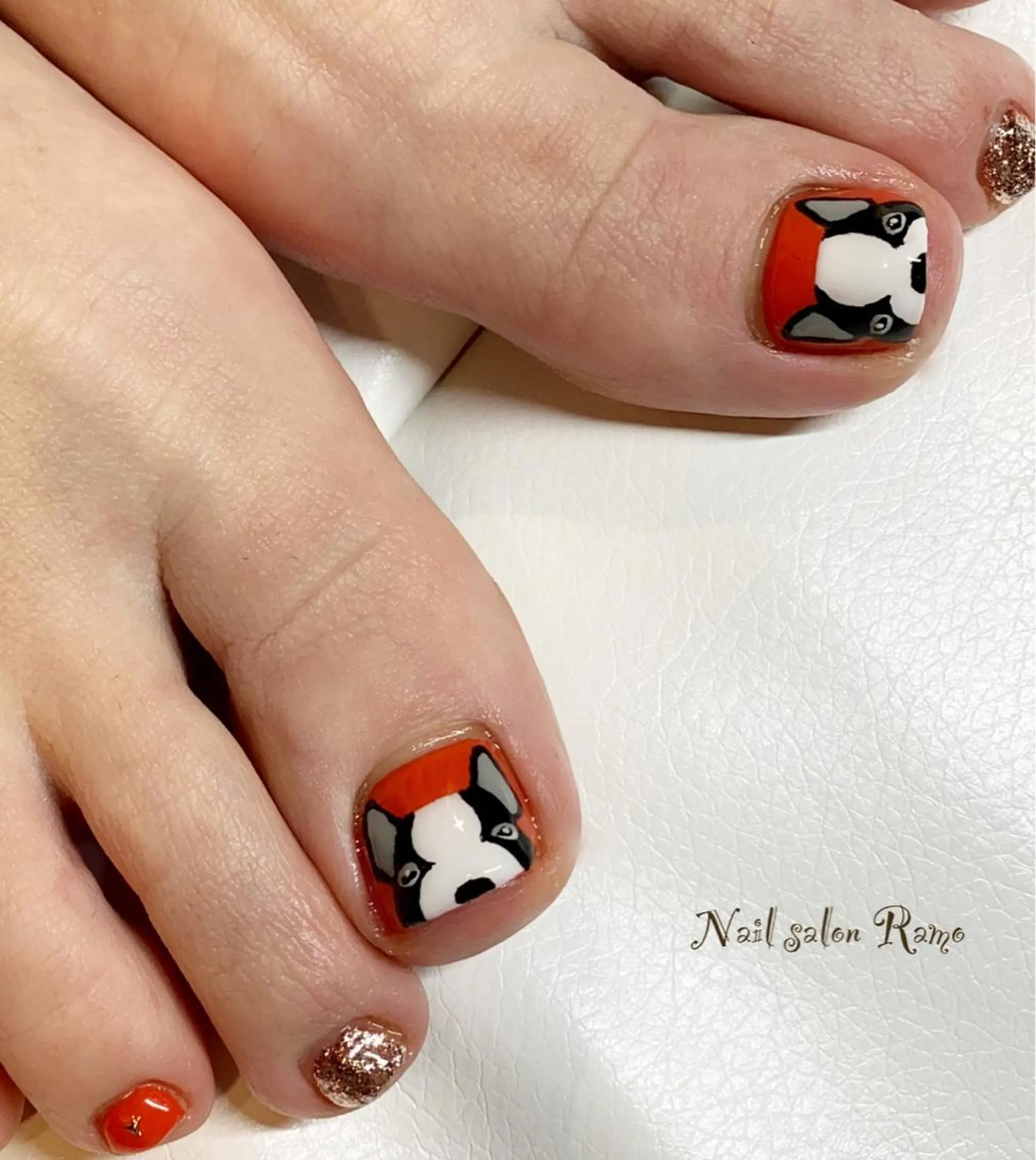 ネイル アートネイル ブルー ジェルネイル ワンカラーネイル パラジェル Nail salon Ramo所属・松田 祥子のネイルデザイン