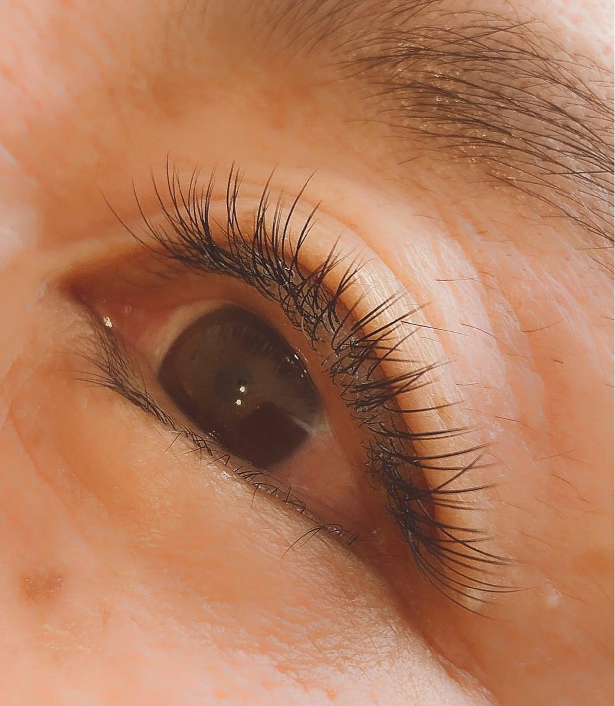 マツエク・マツパ フラットラッシュ 目尻長め L'Allure所属・野上 好乃のマツエク・マツパデザイン