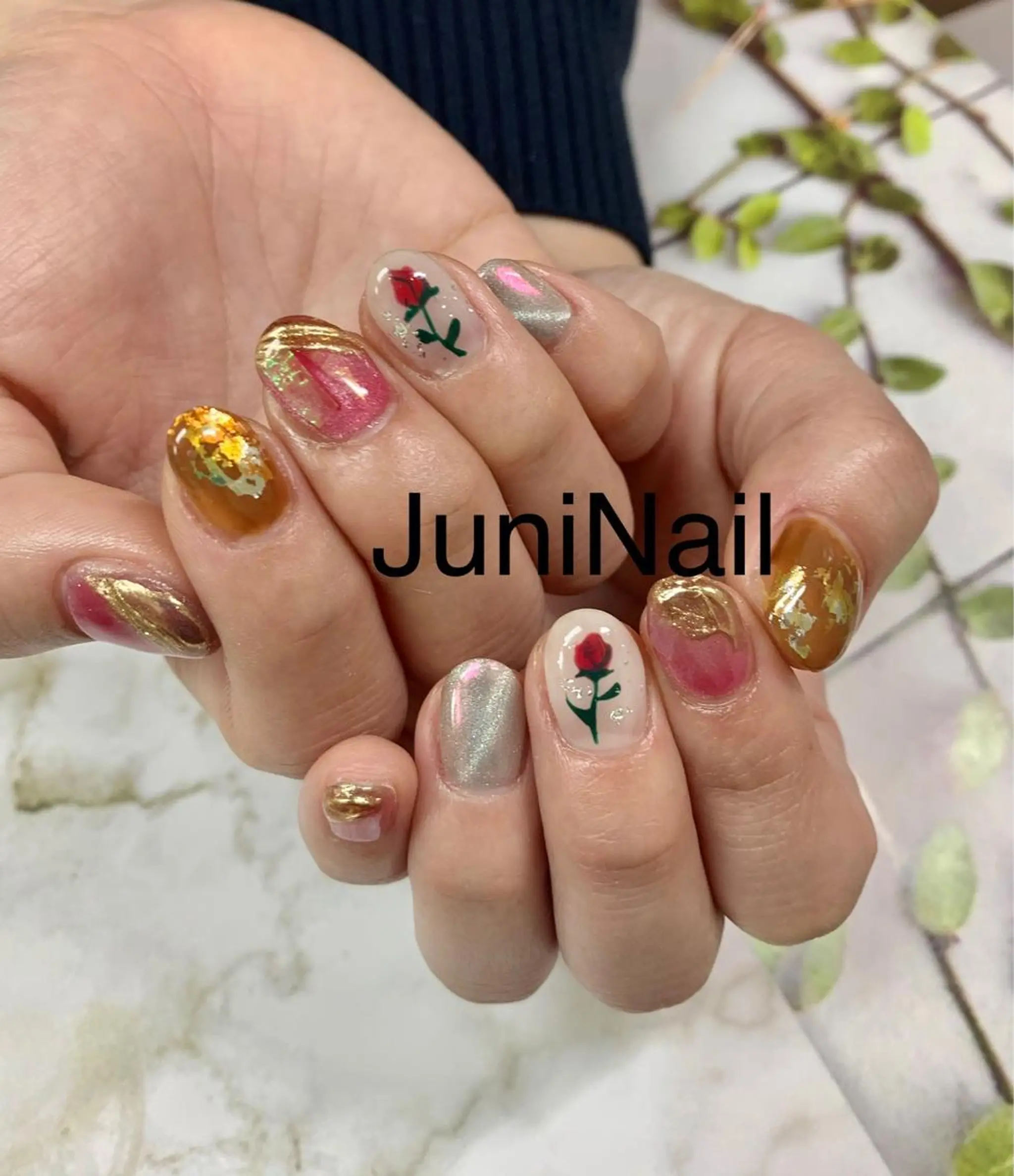 ネイル ハンドネイル ハンドケア JuniNail 주니네일🇰🇷suのネイルデザイン