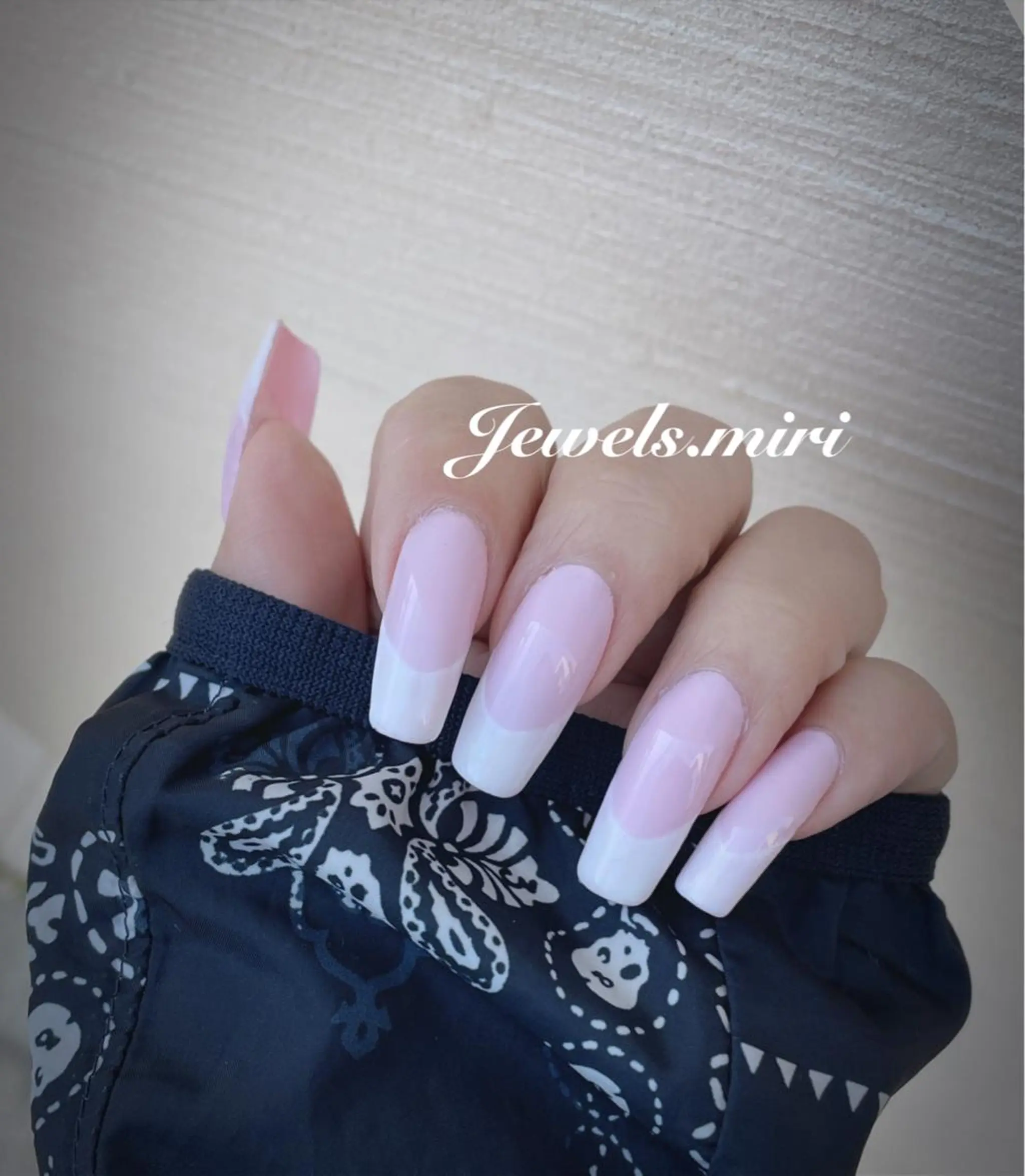 ネイル フレンチネイル 春ネイル ホワイト Jewels nail lily 白楽所属・ネイルサロン Jewels Mのネイルデザイン