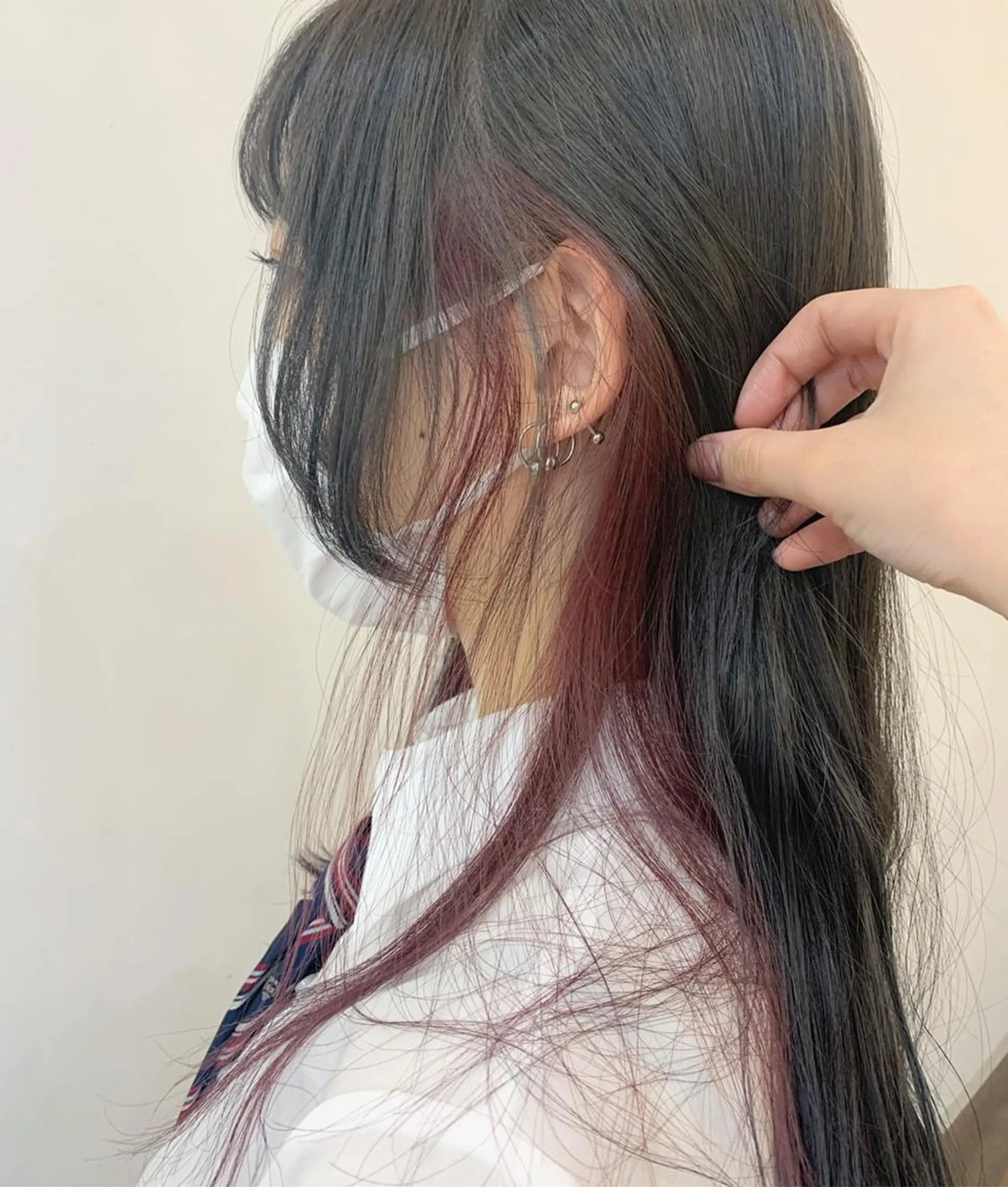 カラー ロング インナーカラー beauty   beast 西新店のヘアスタイル