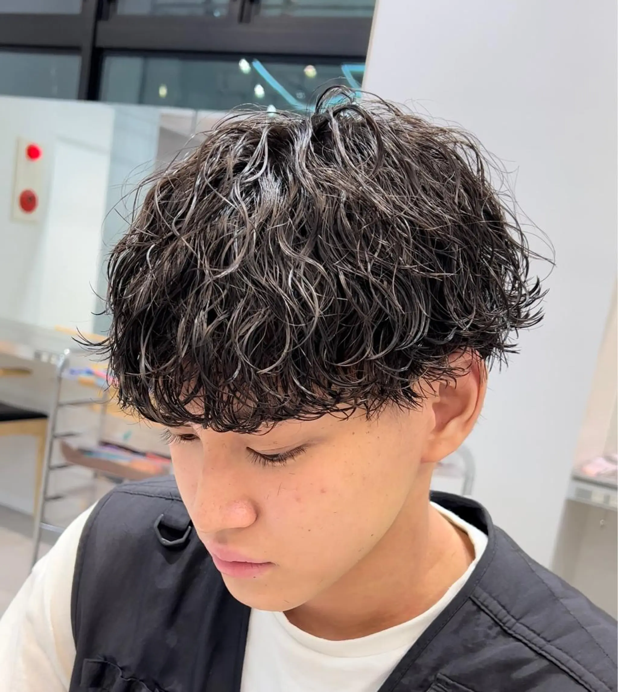 ショート パーマ メンズ カット パーマ メンズスタイル特化 /fifthりっくんのヘアスタイル