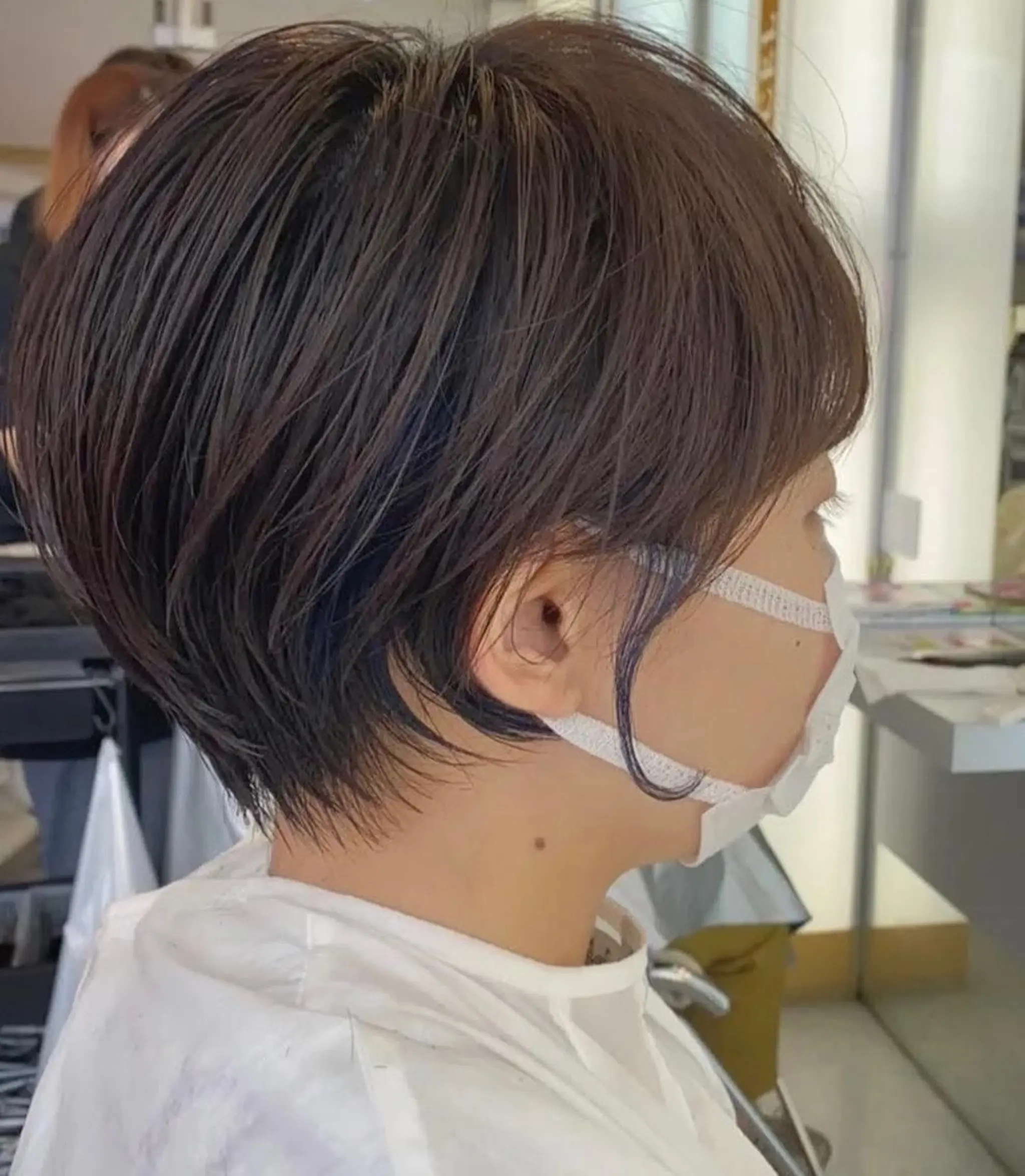 ショート Ms.CHARM【ミズチャーム】所属・韓国/レイヤーカット 顔周り/廣瀬達哉のヘアスタイル