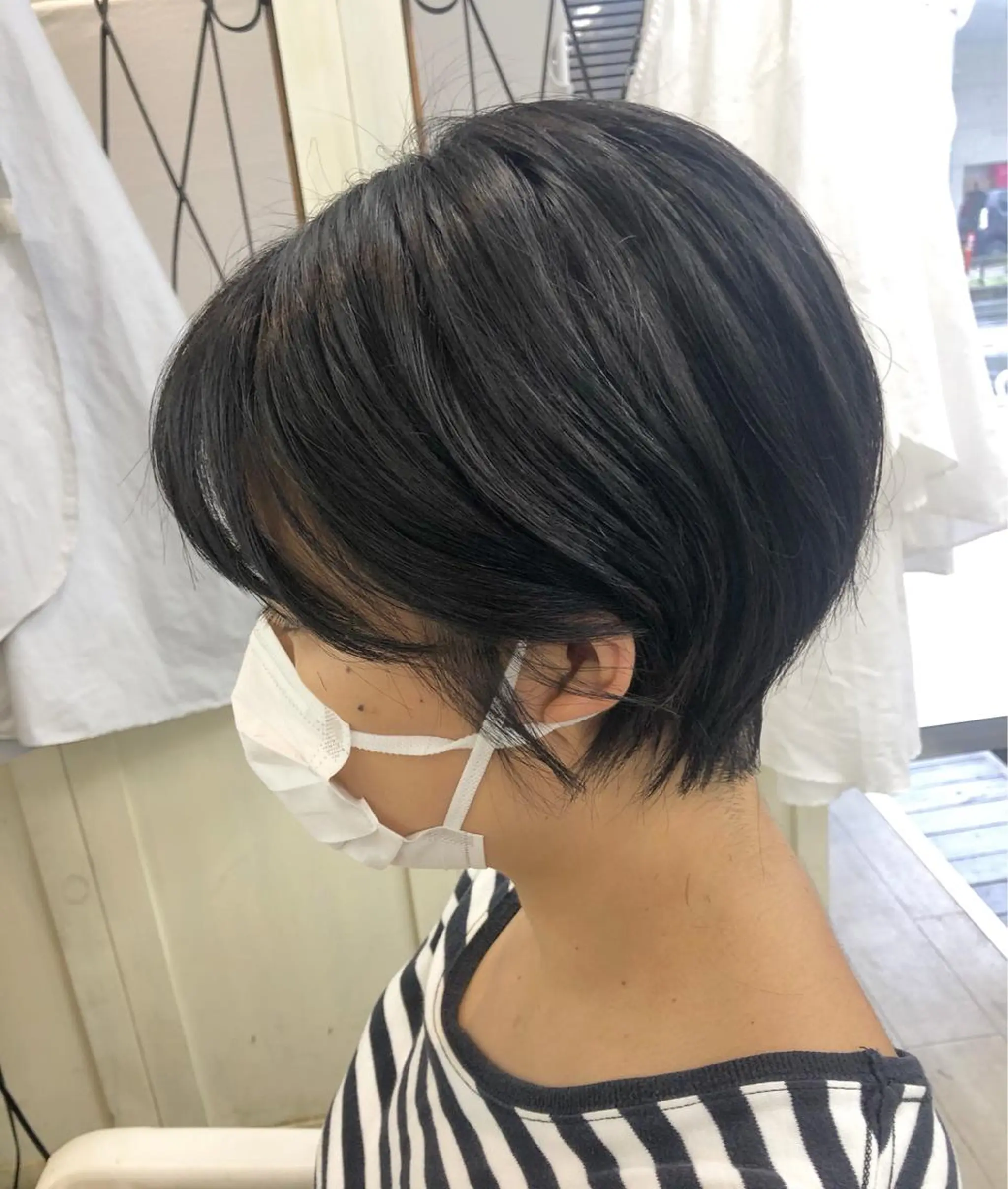 ショート ヤナギウチ エリカのヘアスタイル