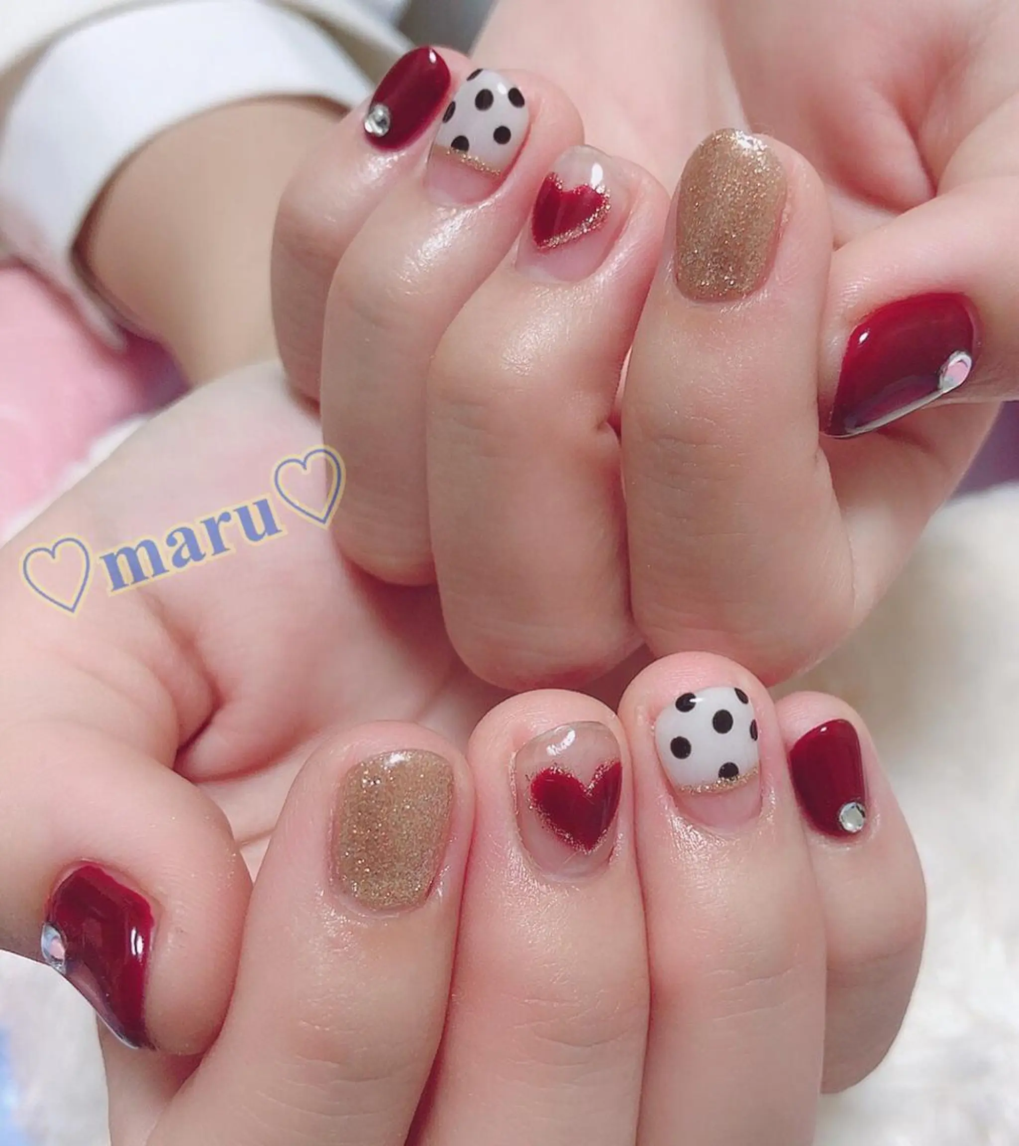 ネイル ハンドネイル フットネイル まるみ ♡のネイルデザイン