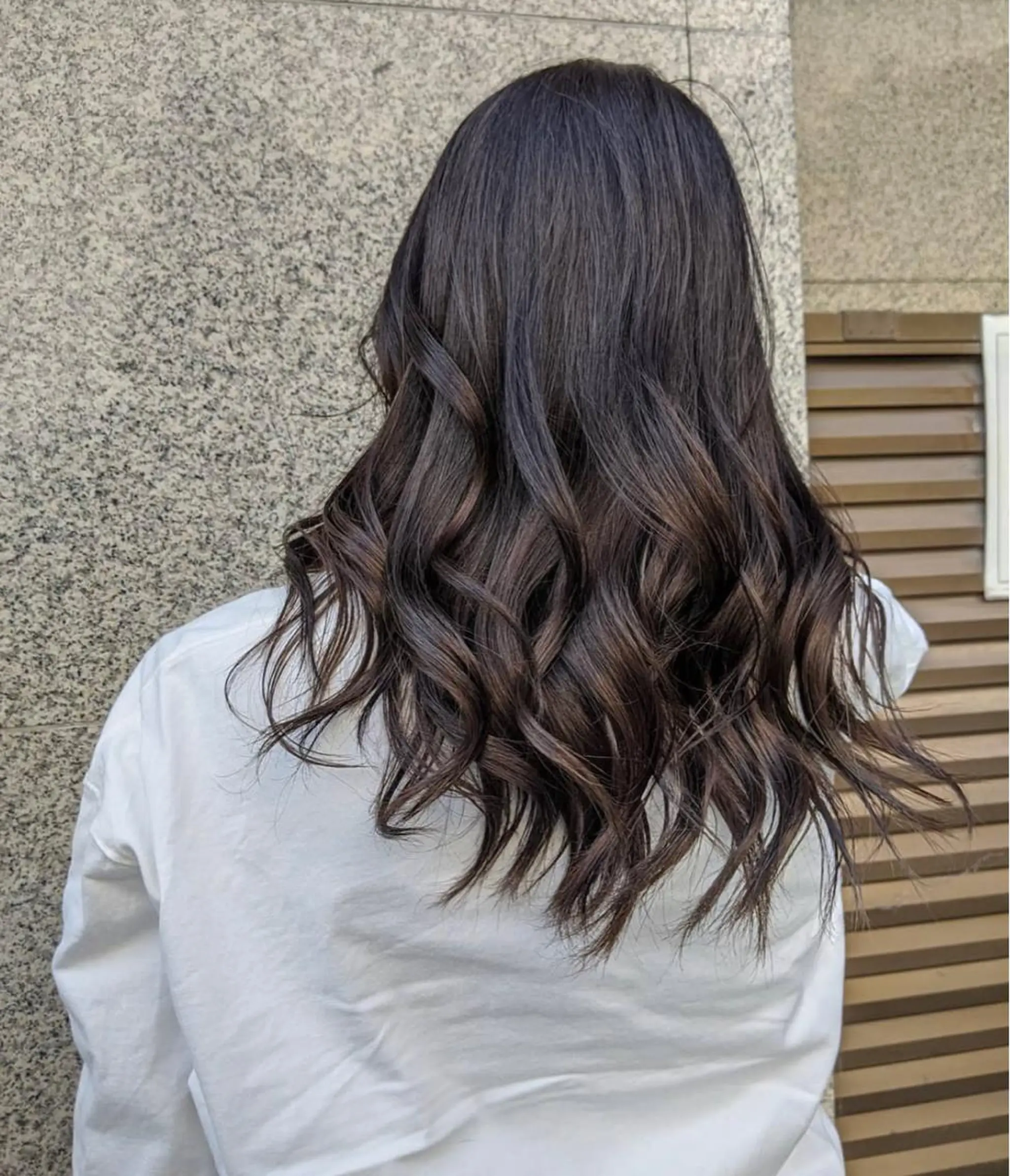 セミロング カラー ヘアカラー トリートメント さいとう つかさのヘアスタイル