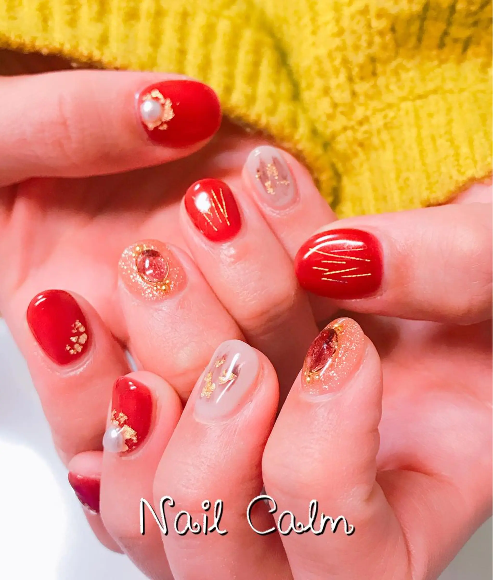 ネイル ニュアンスネイル ハンドネイル Nail Calm所属・プライベートサロン Calmのネイルデザイン