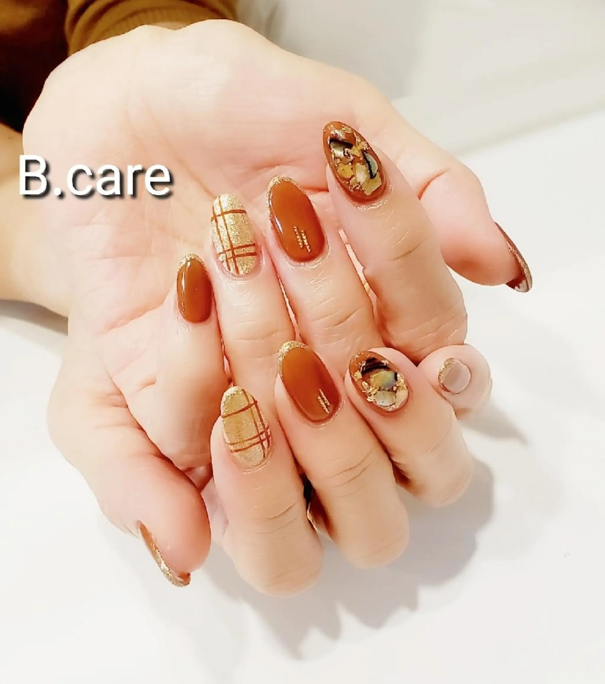 ネイル アートネイル 冬ネイル B.care自由ヶ丘所属・早坂  のネイルデザイン