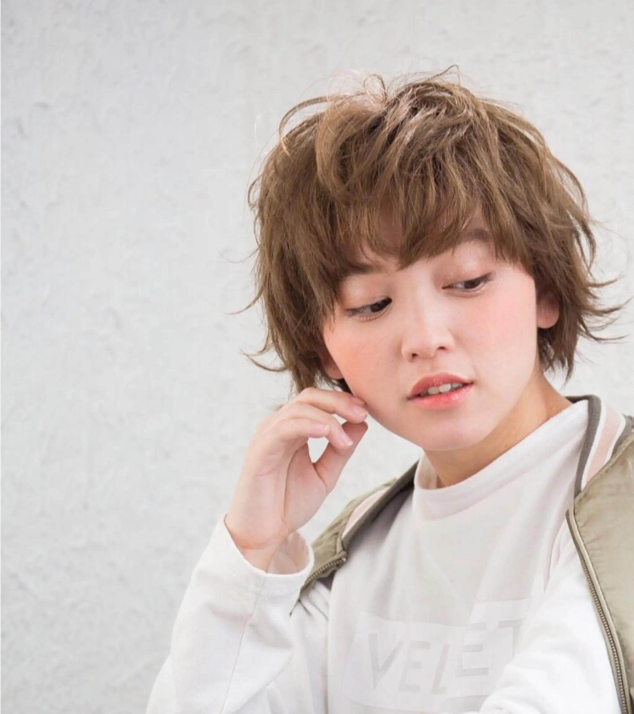 ショート カラー イルミナカラー ショートヘア ACT仙川所属・みうら ミウラのヘアスタイル